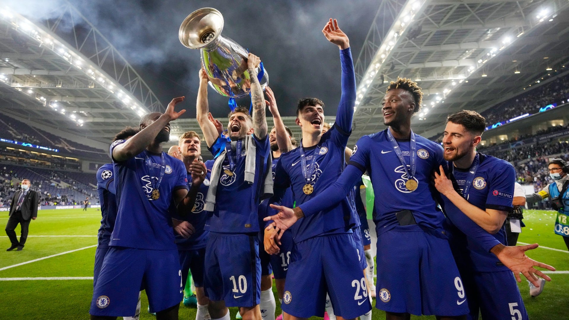 Chelsea Champions League trophy 2020-21