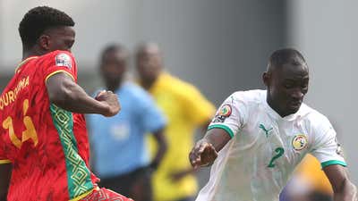 Saliou Ciss of Senegal in Afcon 2021.