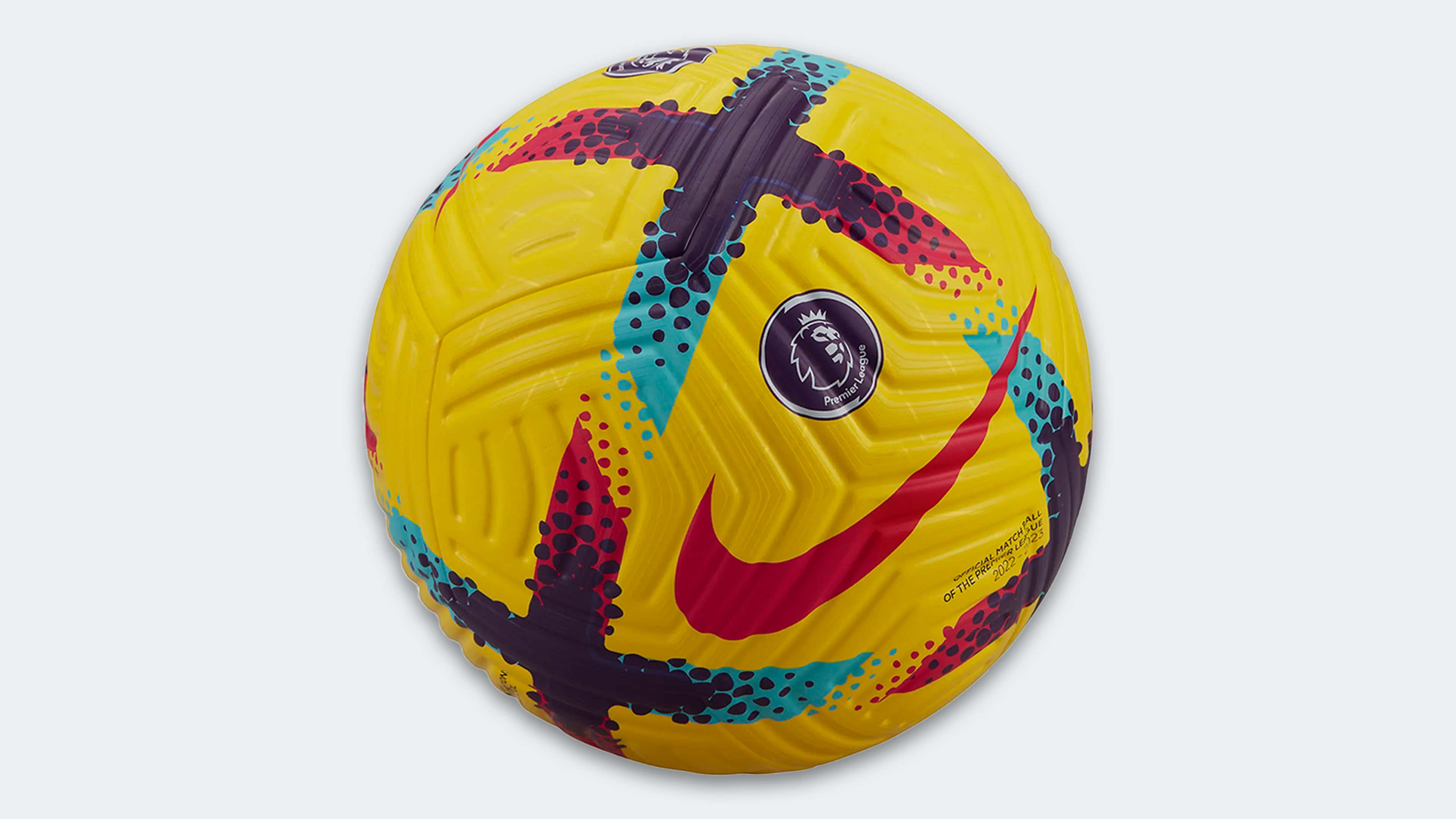 Bola Nike Premier League 21-22 Amarela, Azul e Vermelha – VN Esportes