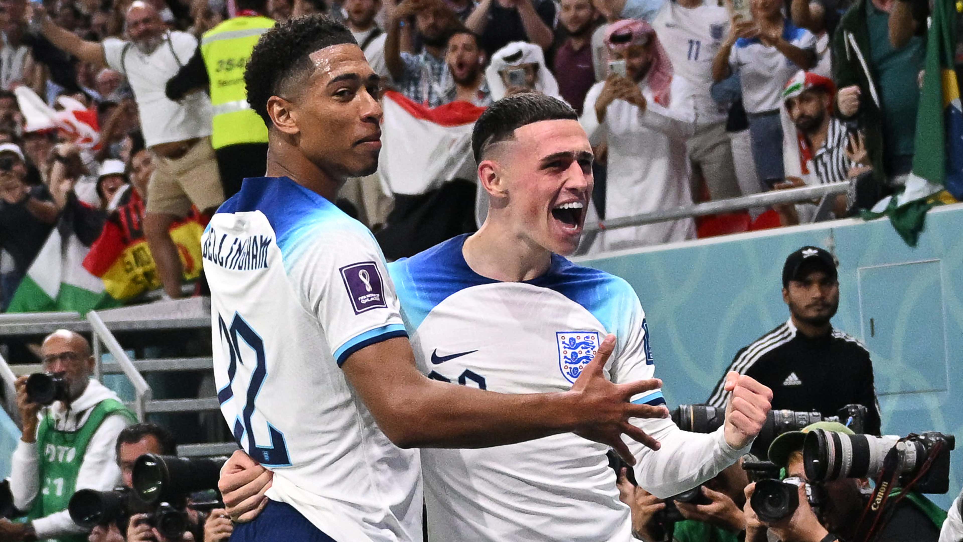 Jude Bellingham Phil Foden England World Cup 2022