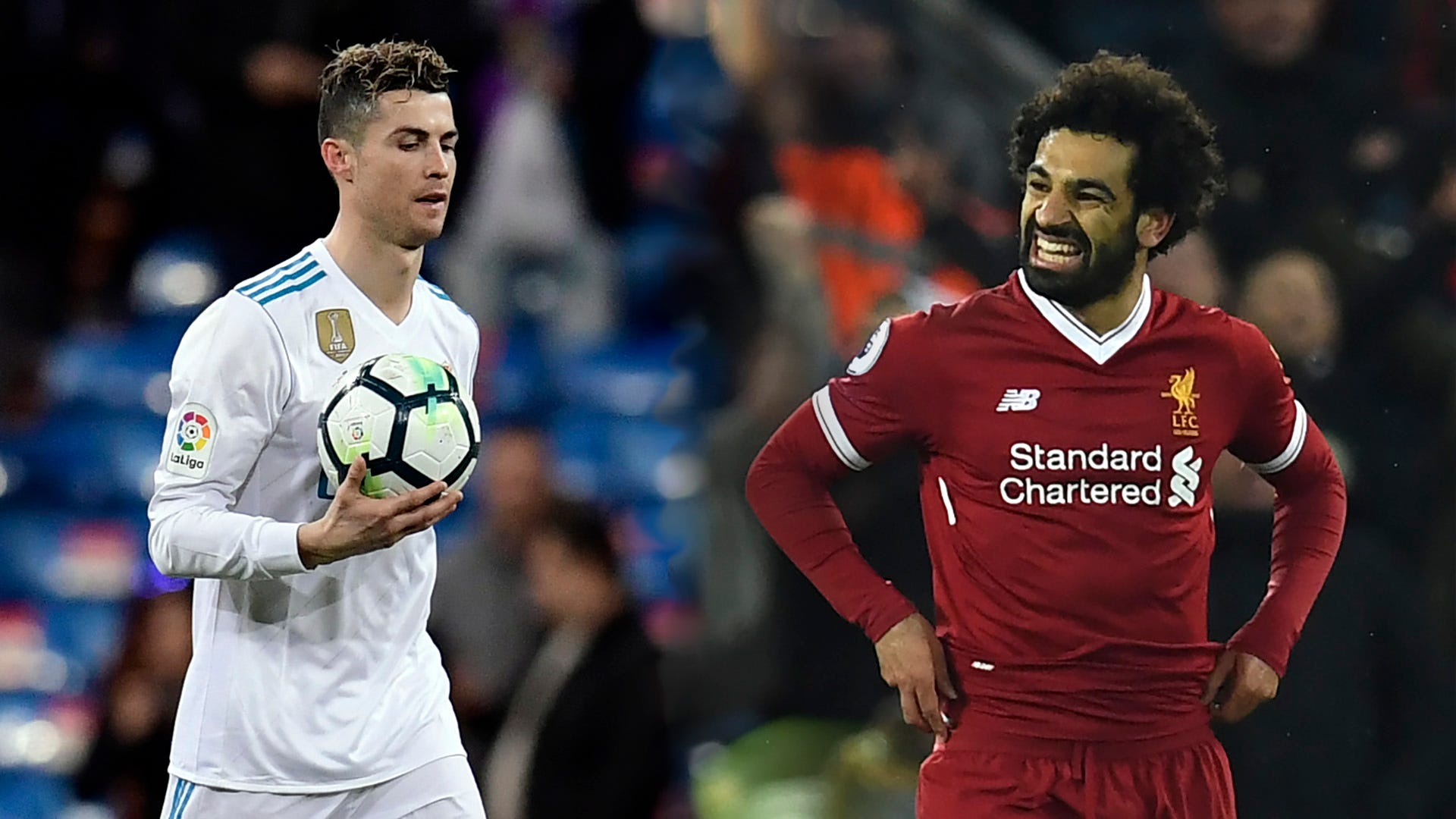 Comparado a Cristiano Ronaldo, Salah tem transformação física