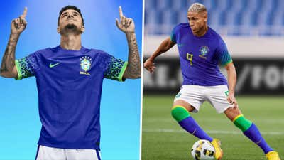 Brazil away kit World Cup 2022