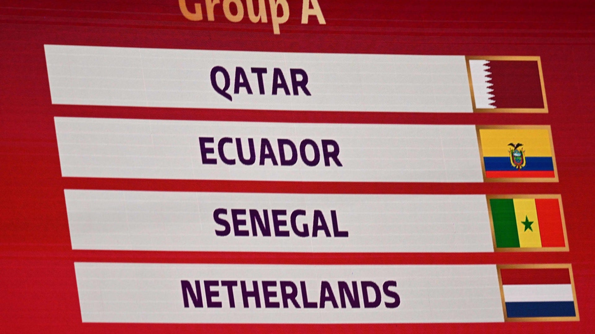 2022 FIFA World Cup Groep A – Qatar, Ecuador, Senegal en Nederland: data, tijden, tv-uitzendingen en live wedstrijden