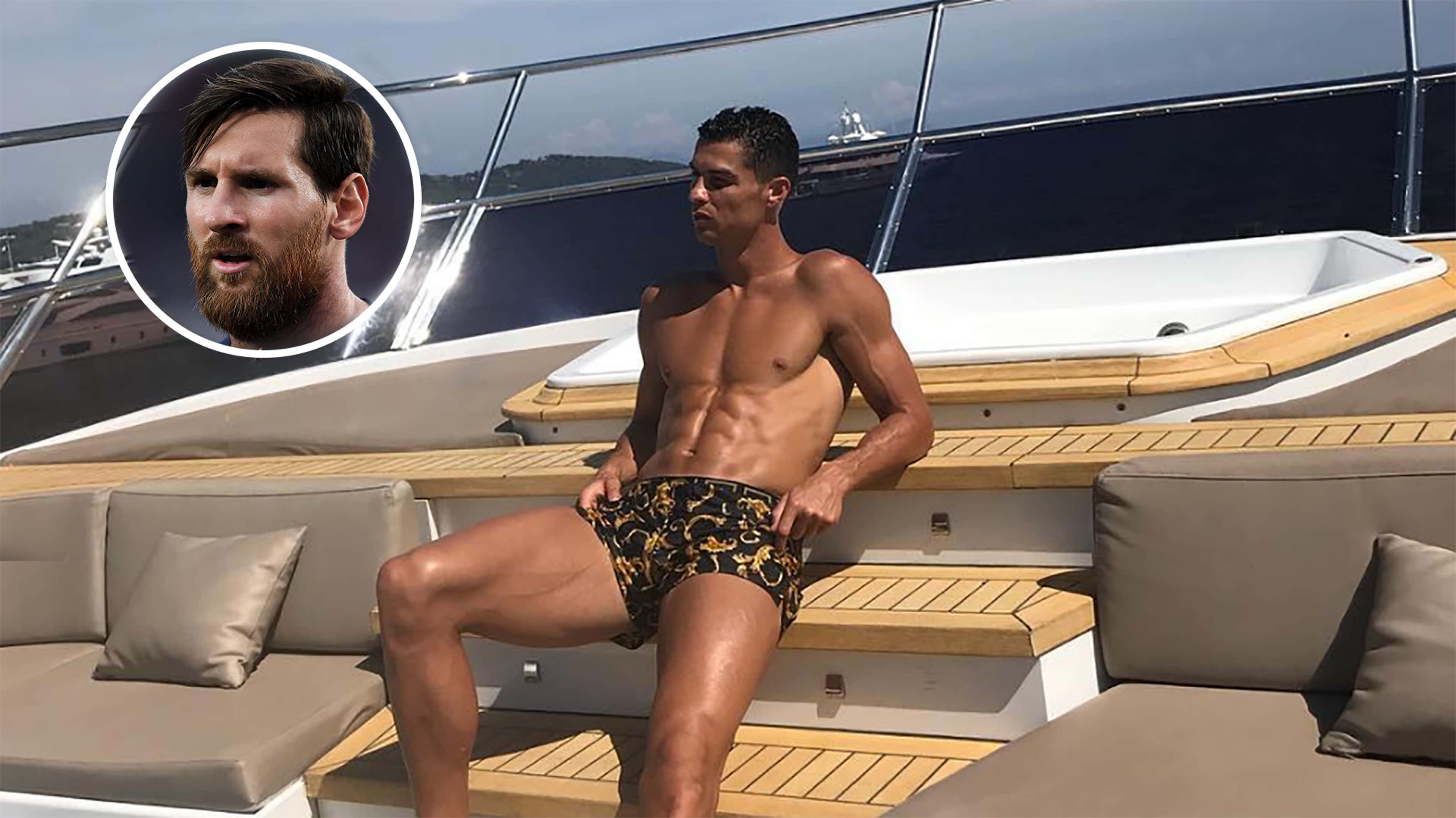 A Nearly Naked Cristiano Ronaldo Shows Off His Super-Human