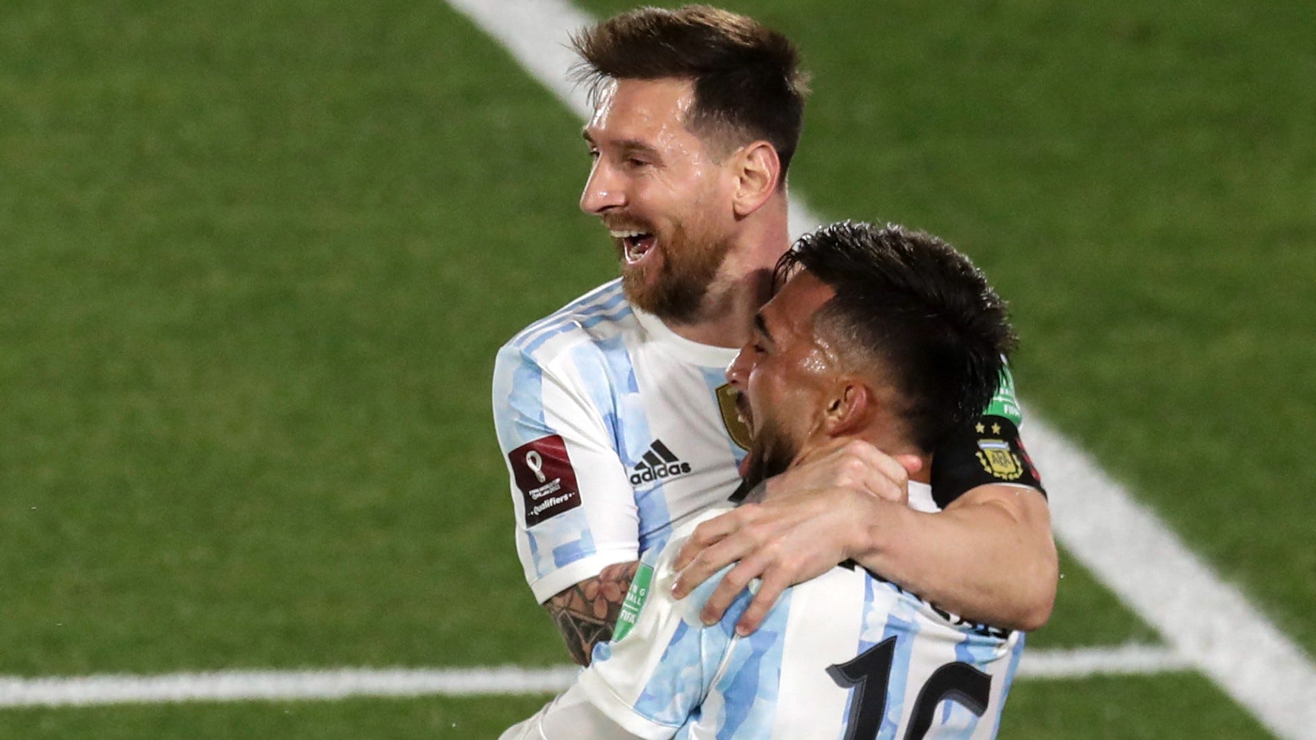 Lionel Messi Argentina Uruguay Eliminatorias 10102021