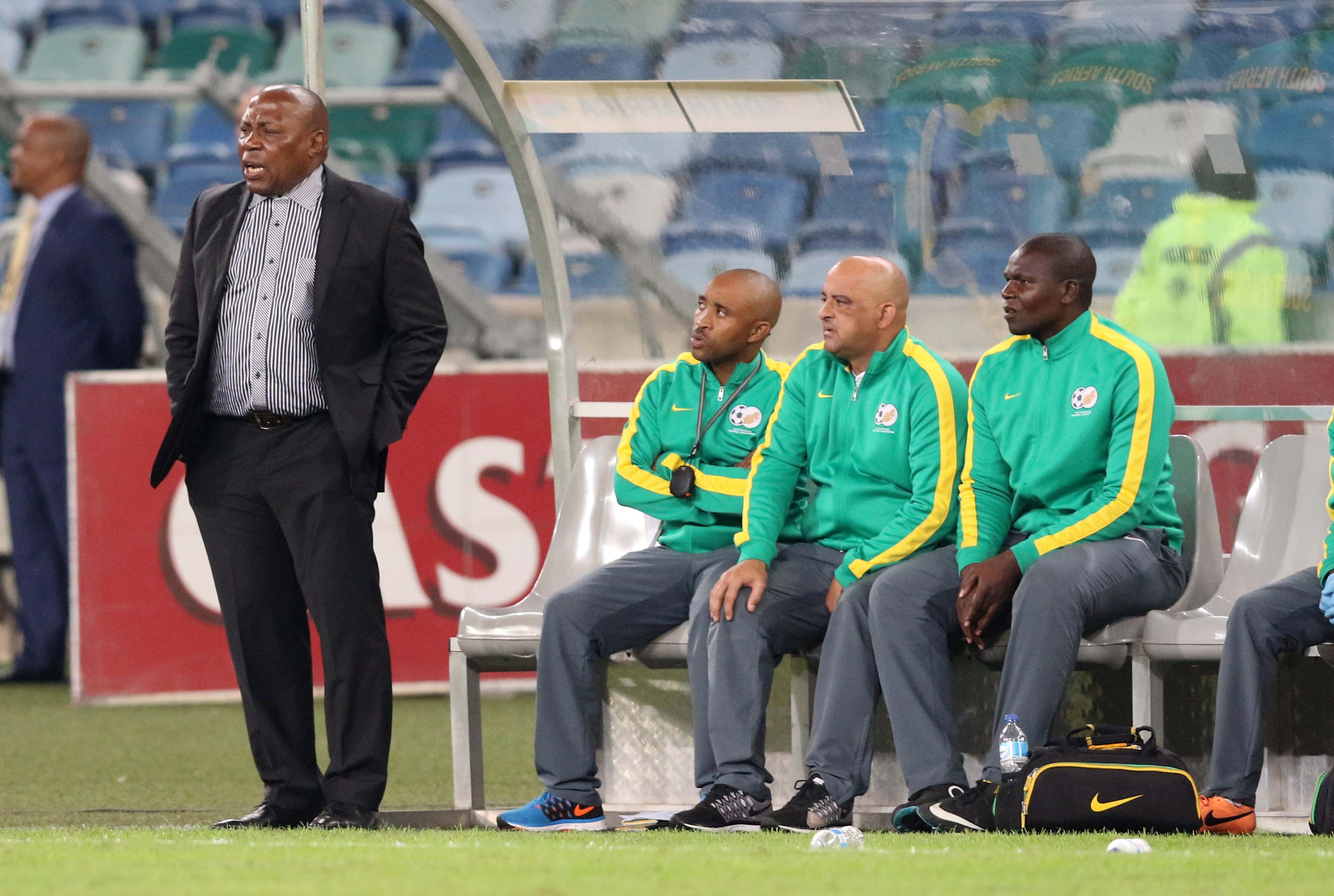 Shakes Mashaba and Bafana's technical bench