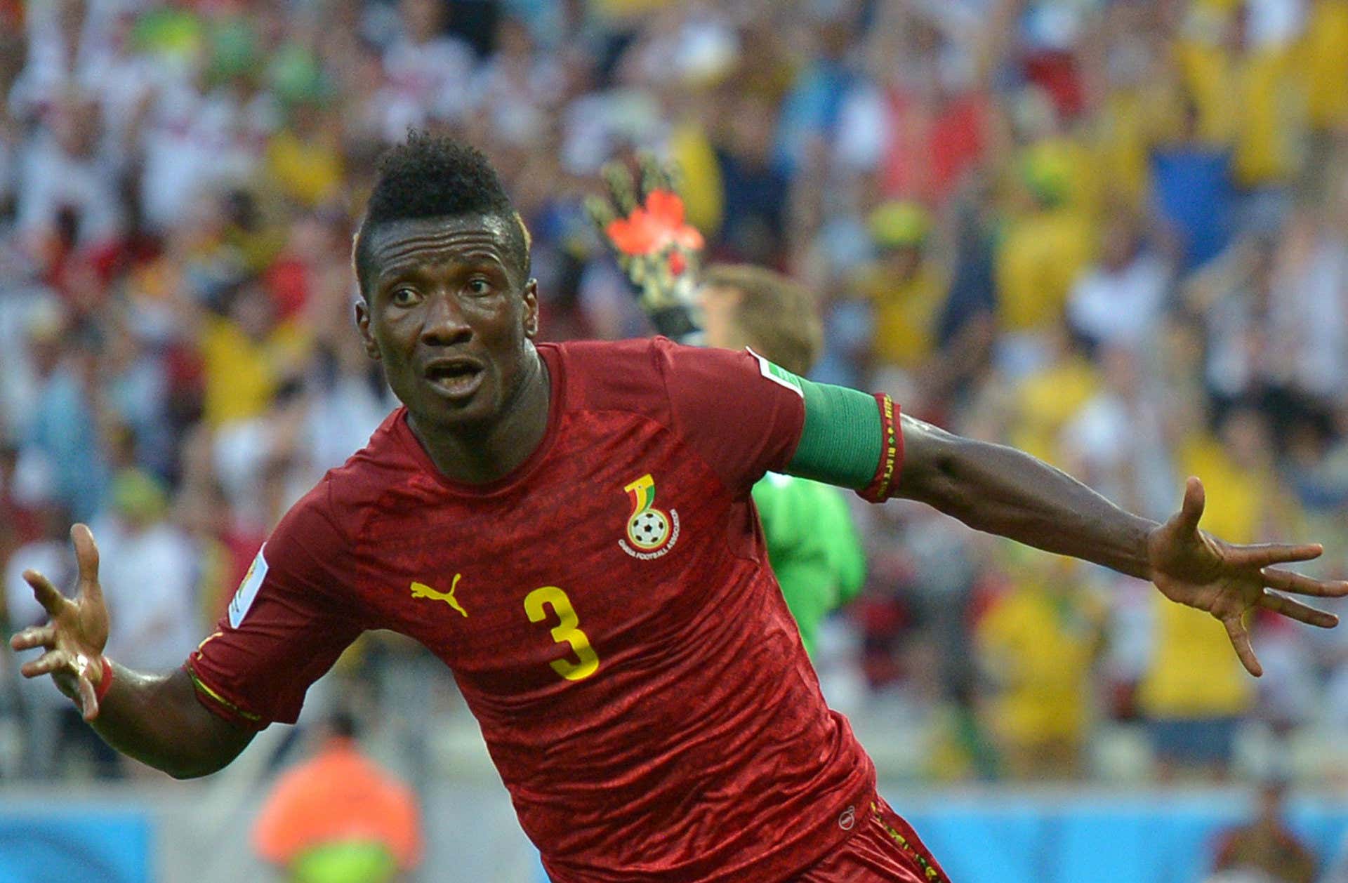 Asamoah Gyan Germany Ghana World Cup 2014 Group G 06212014