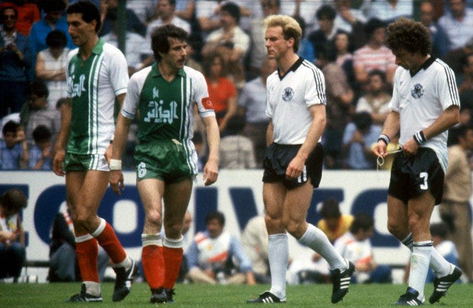 德国阿尔及利亚世界杯 1982 06161982