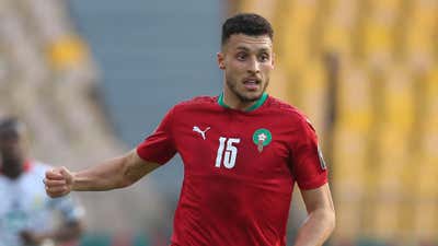 Selim Amallah of Morocco Afcon 2021.