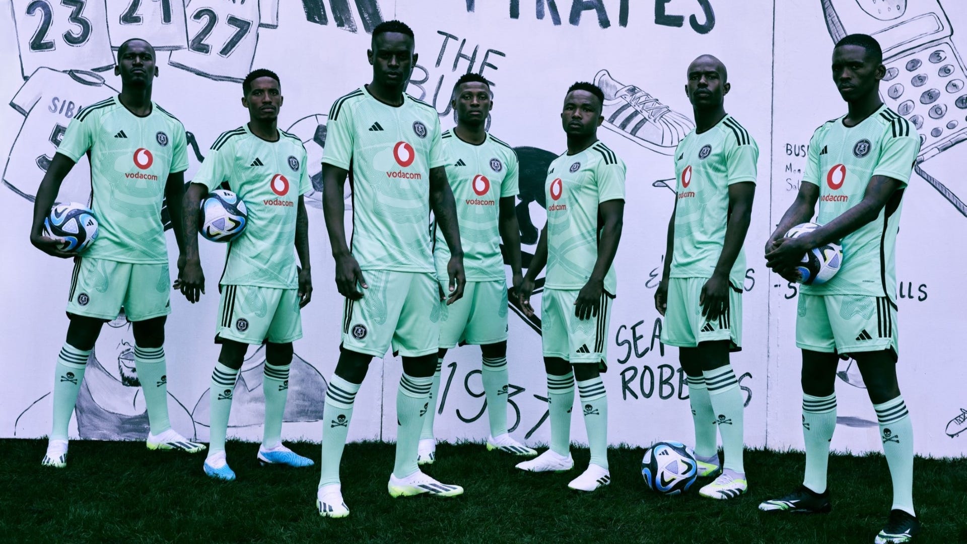 The new 2020/21 @orlandopirates Home and Away jerseys. Available