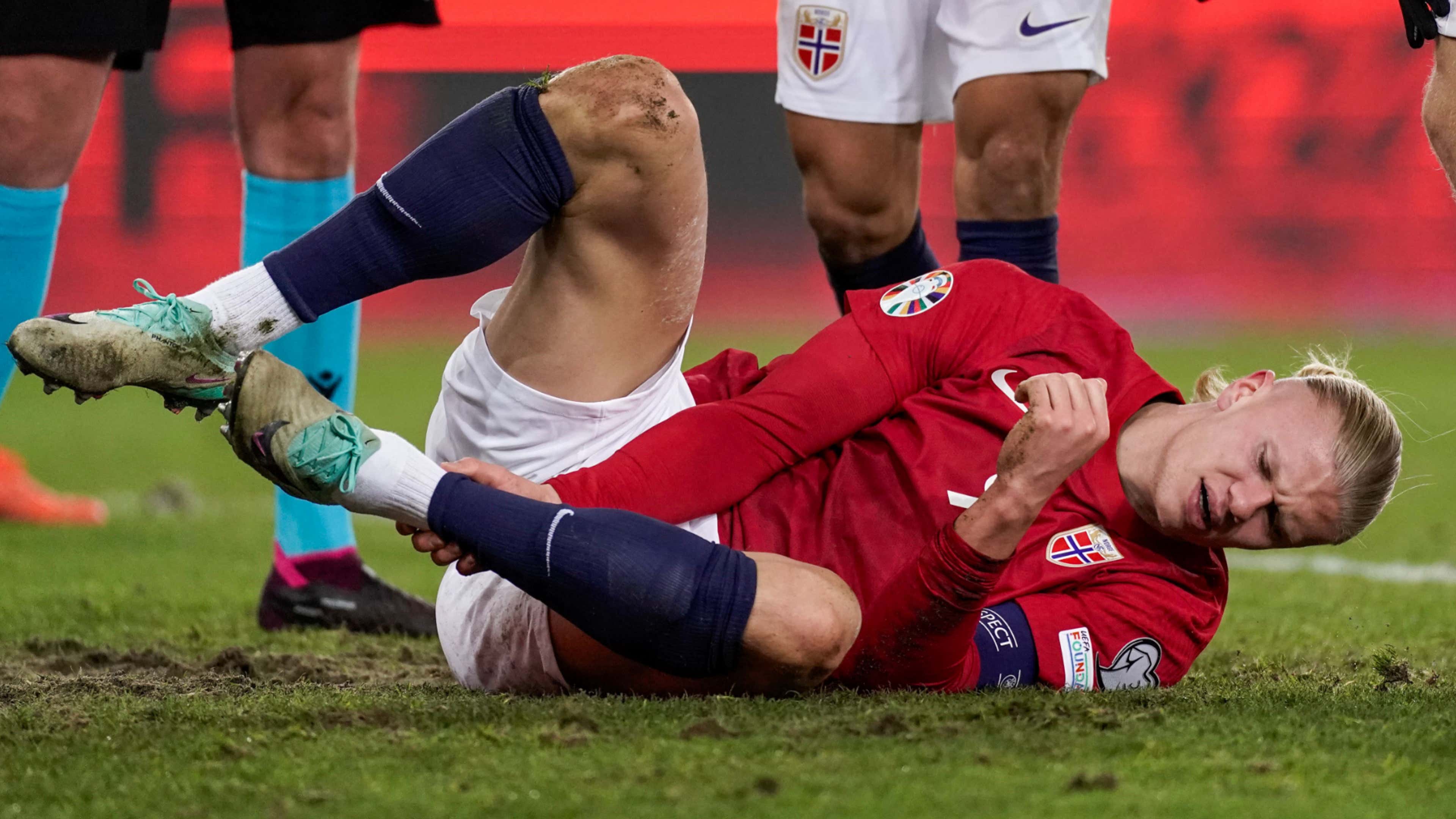 Erling Haaland injury latest: Norway team doctor provides update on Man  City star's fitness after striker forced off against Faroe Islands - with  Liverpool clash looming | Goal.com