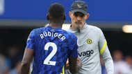 Thomas Tuchel Antonio Rudiger Chelsea Premier League 2021-22