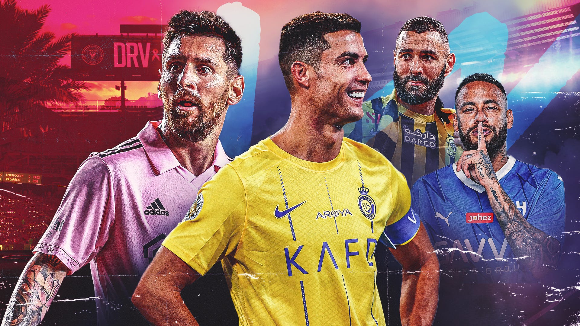 No se trata de Lionel Messi, MLS vs. Cristiano Ronaldo y la Liga Profesional Saudí: los grandes jugadores están del mismo lado en esta ‘guerra’, a pesar de las diferencias entre sus nuevas ligas.