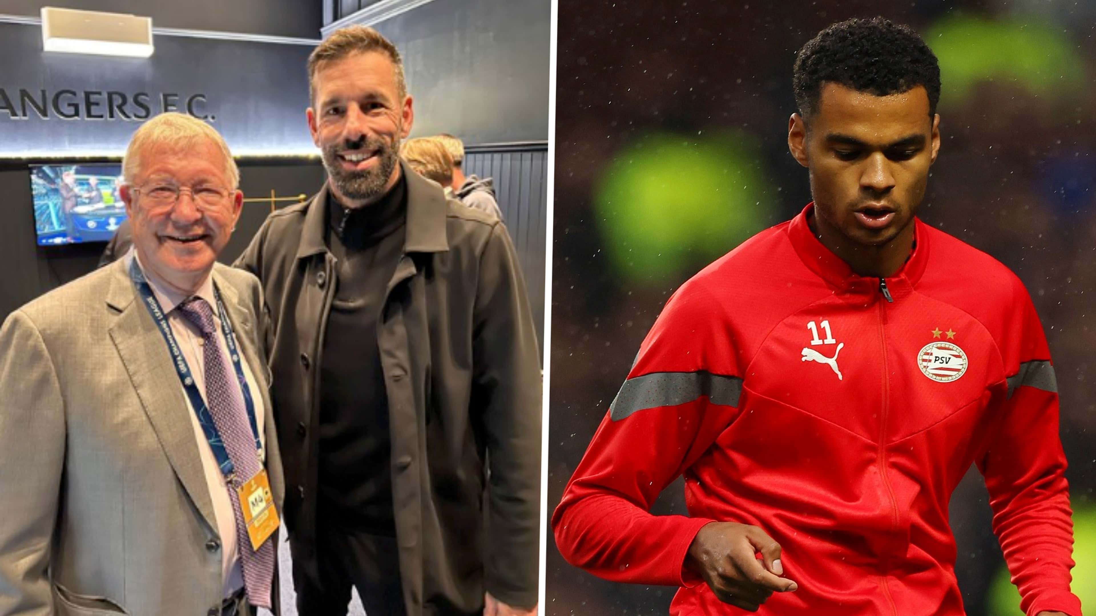 Van Nistelrooy 'proud' after reunion with ex-Man Utd boss Sir Alex as PSV  coach reveals whether they discussed Gakpo transfer