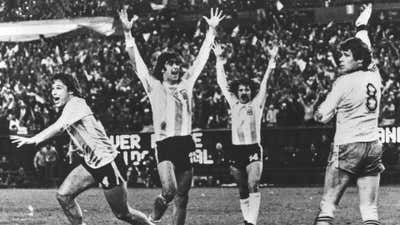 Daniel Bertoni Argentina Netherlands World Cup 1978 Final Match