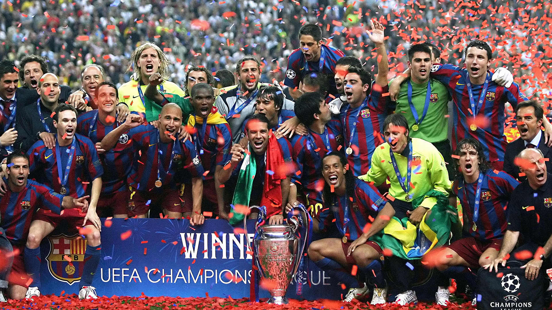 Barcelona 2006 Champions League winners