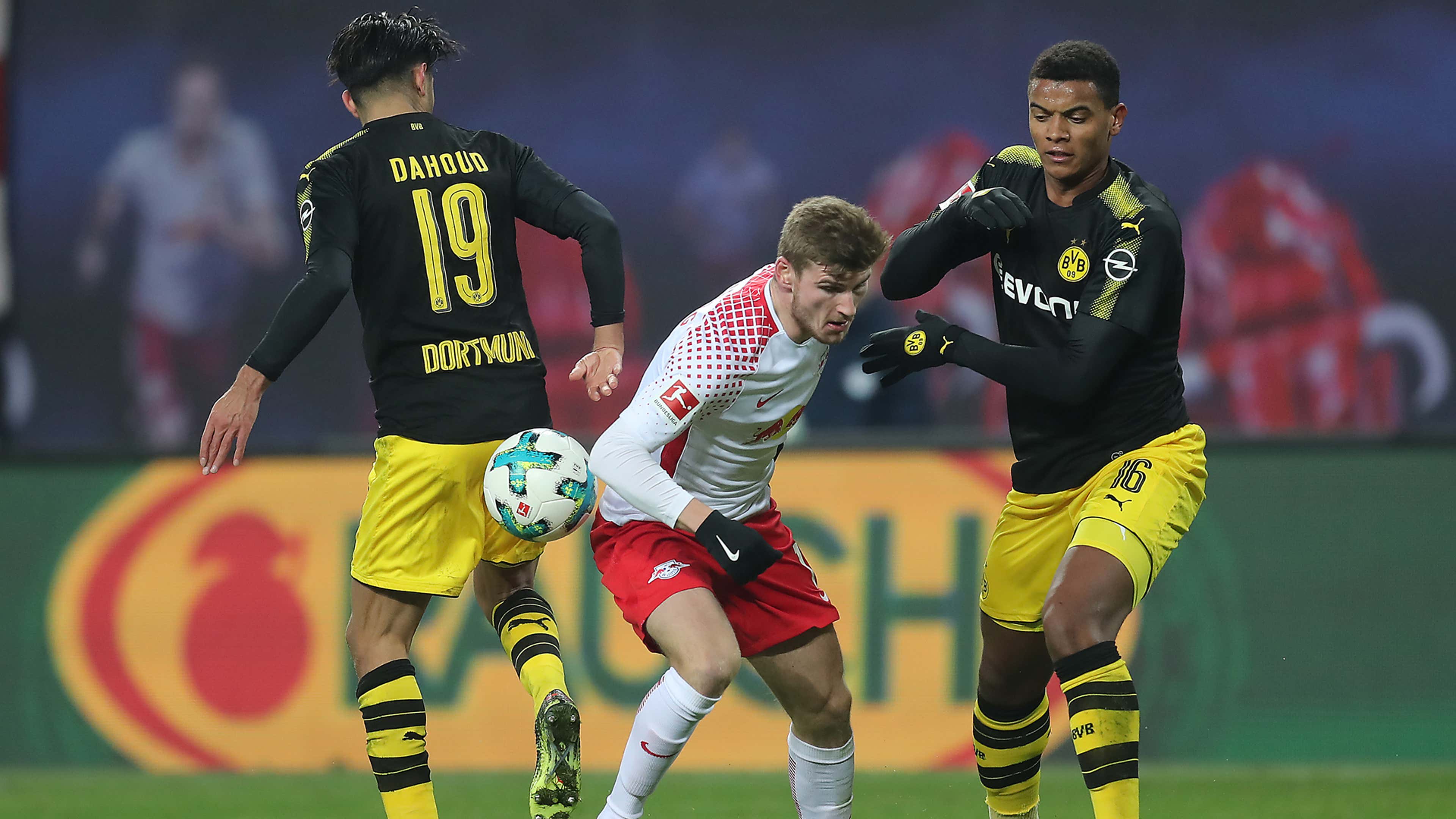 RB Leipzig Borussia Dortmund Werner Dahoud Akanji 03032018