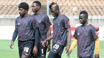 Malawi team training for Kenya friendly.