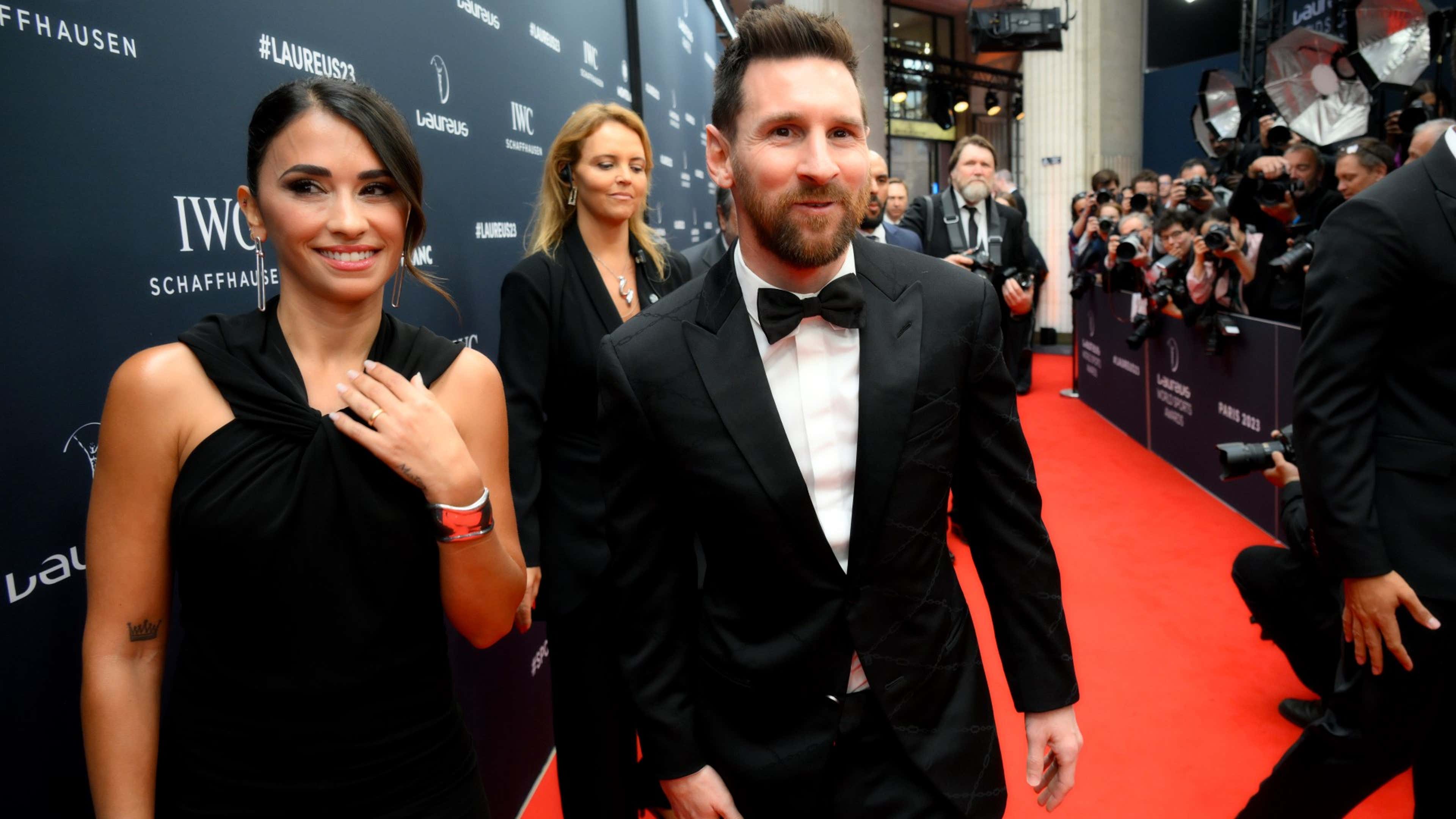 Antonela Roccuzzo reacts to husband Lionel Messi being welcomed to ...