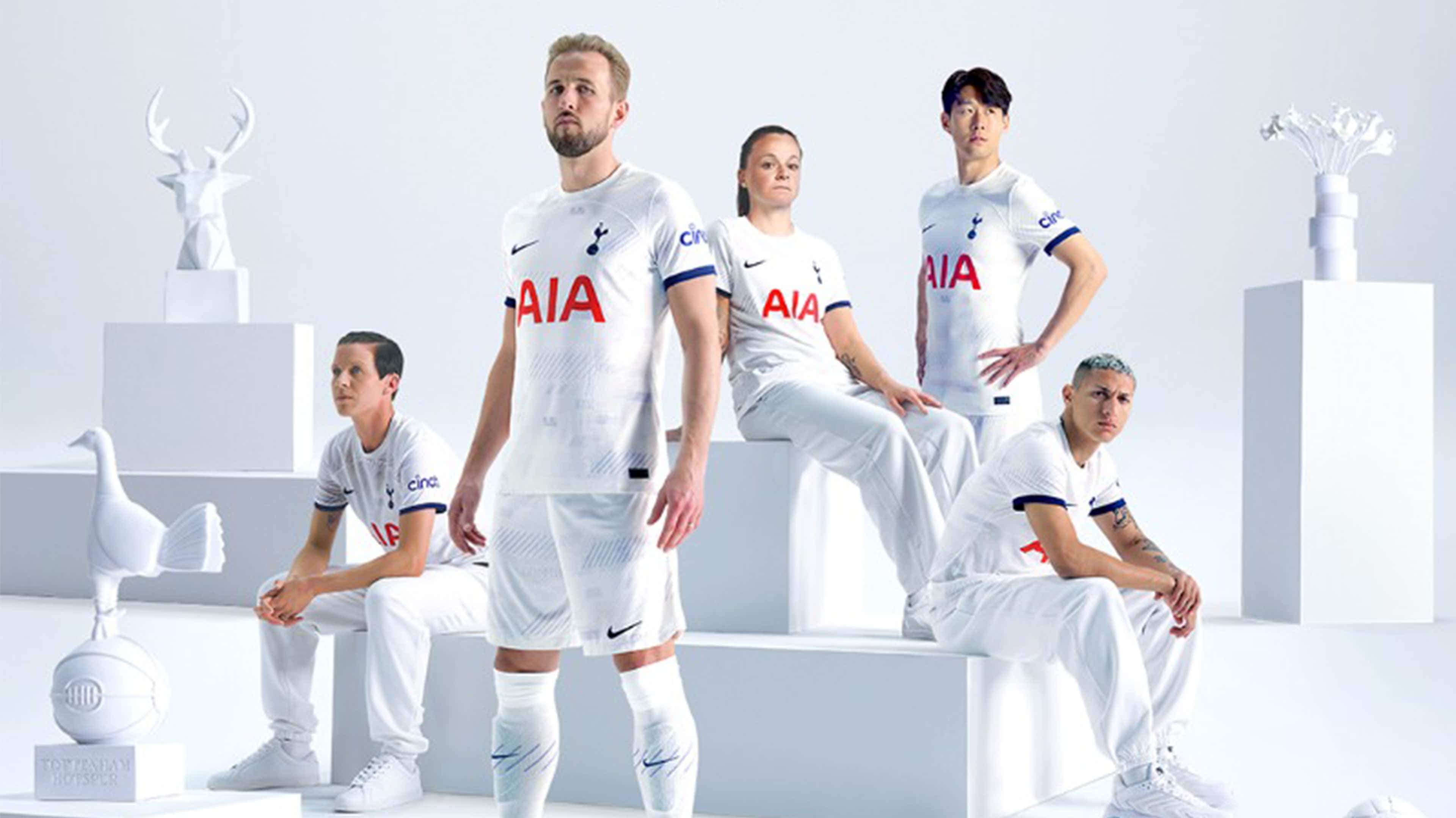 Nike unveils allLilywhite Tottenham 202324 home kit UK