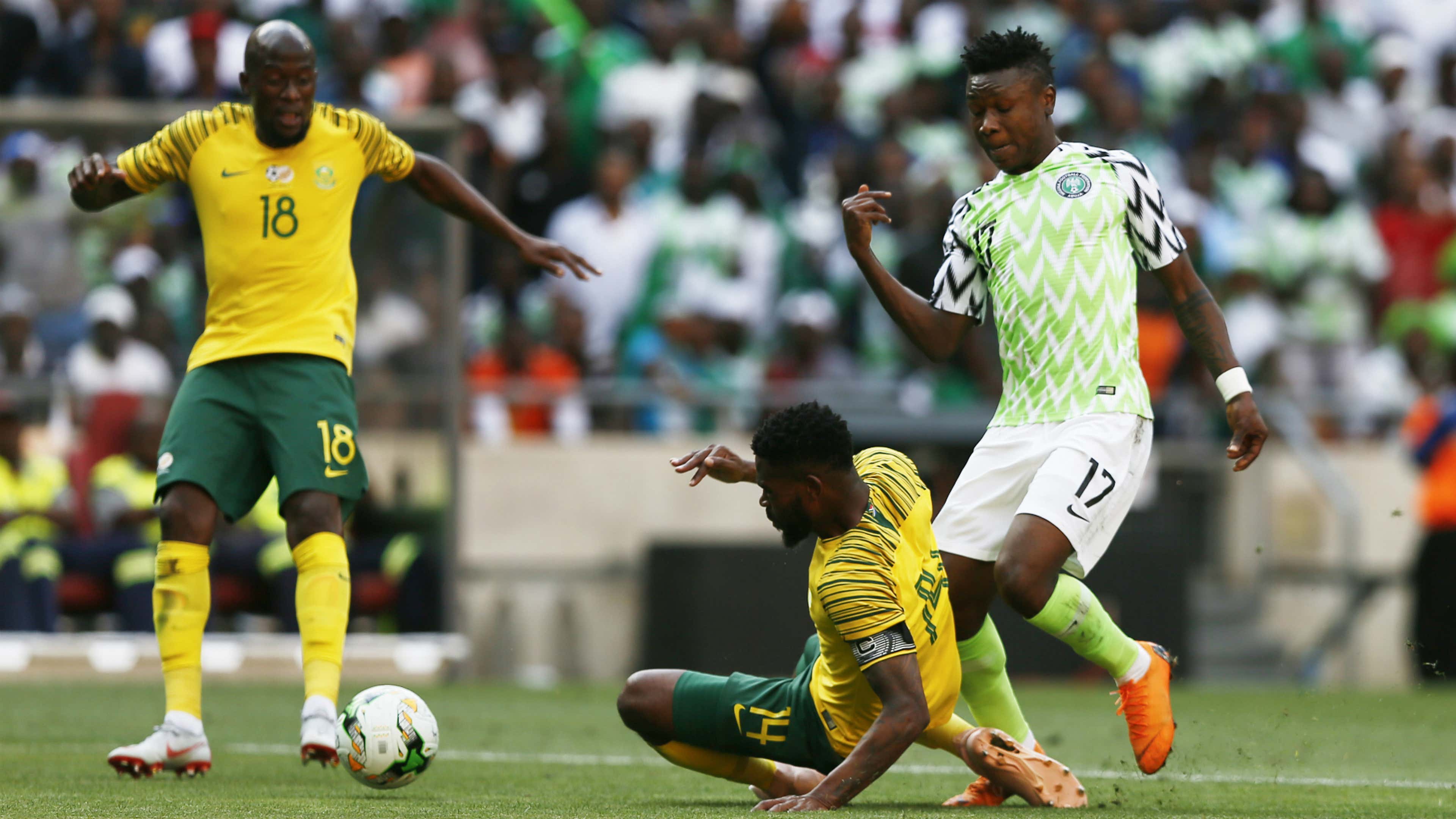 S'fuso Hlanti, Thulani Hlatswayo, Samuel Kalu - South Africa vs. Nigeria