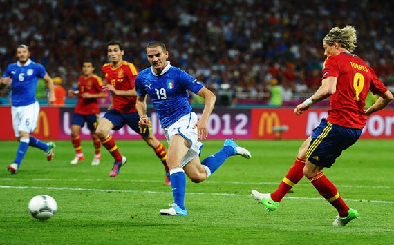 Fernando Torres Spain Italy 2012
