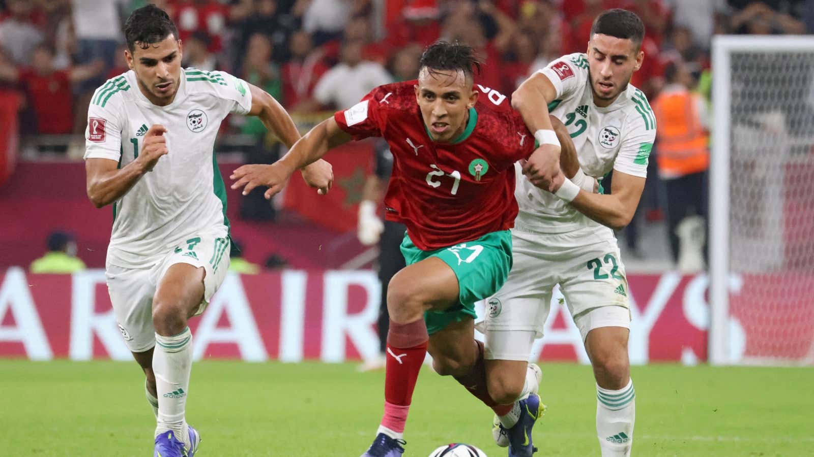 morocco - algeria arab cup 2021