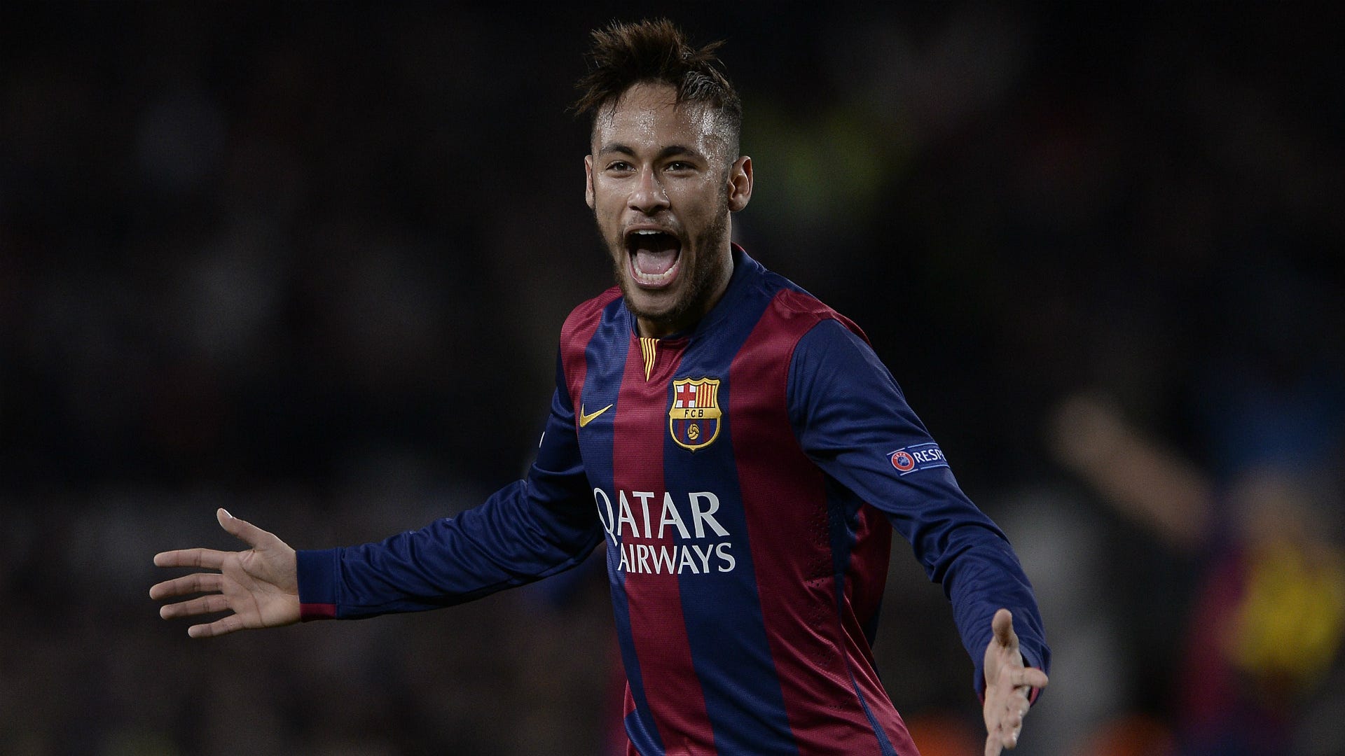 Neymar Barcelona PSG UEFA Champions League 12102014