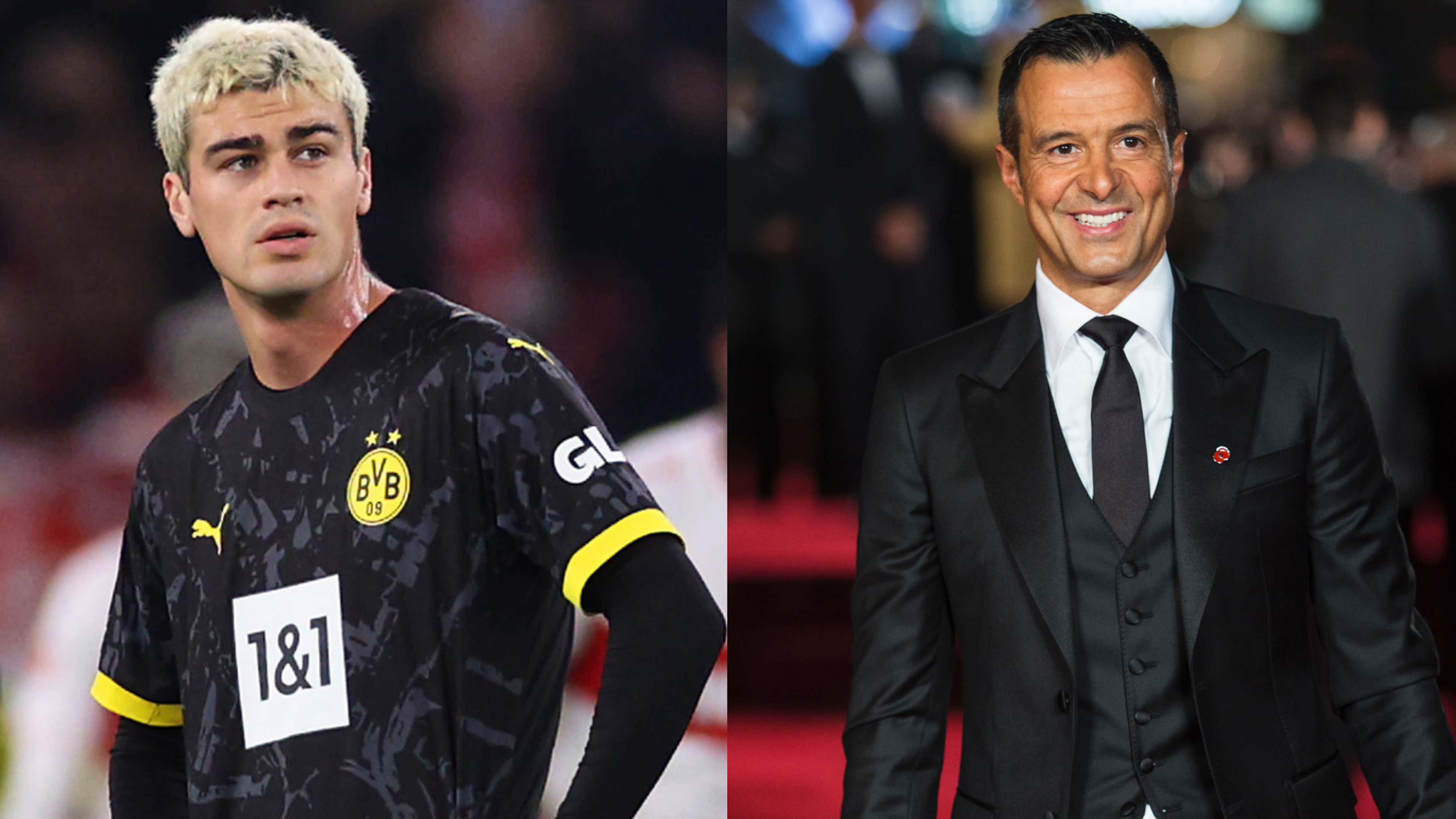 Giovanni Reyna and Jorge Mendes