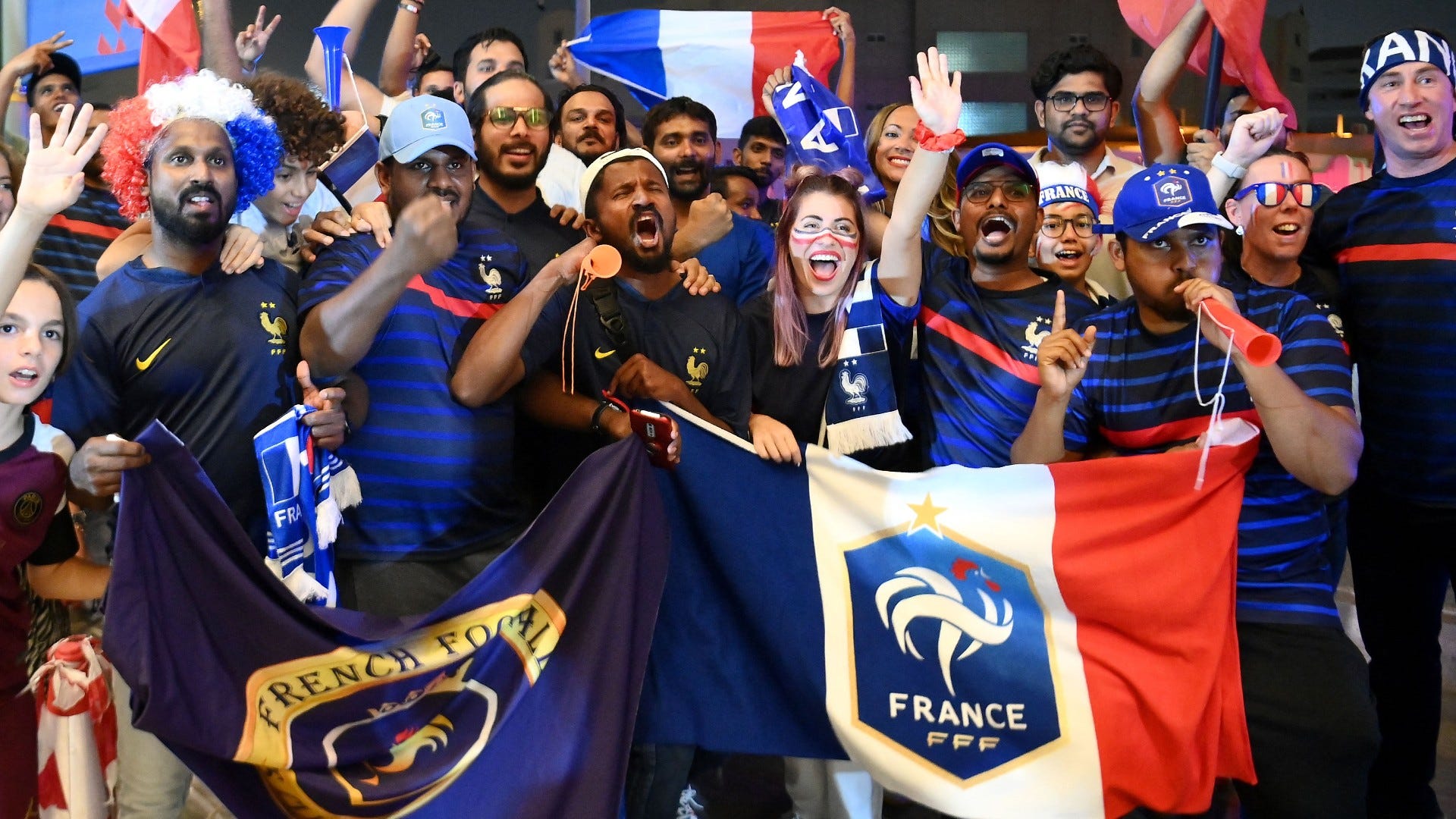 France fans Qatar World Cup 2022