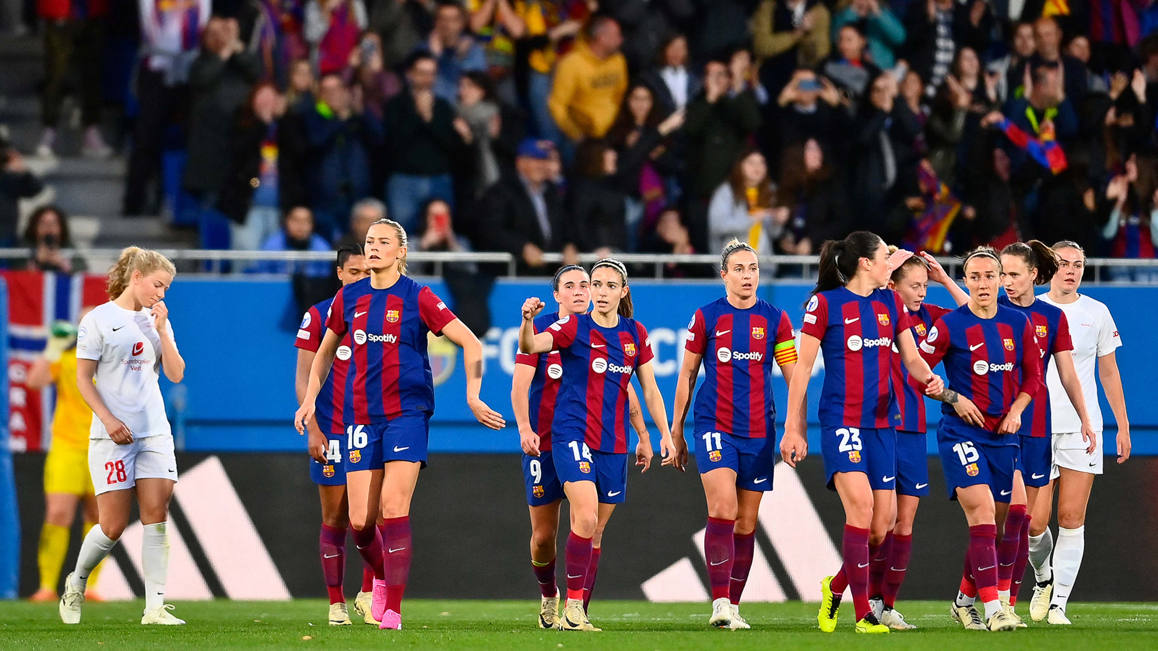 FC Barcelona Femenino vs SK Brann Champions League Femenina 2023-24