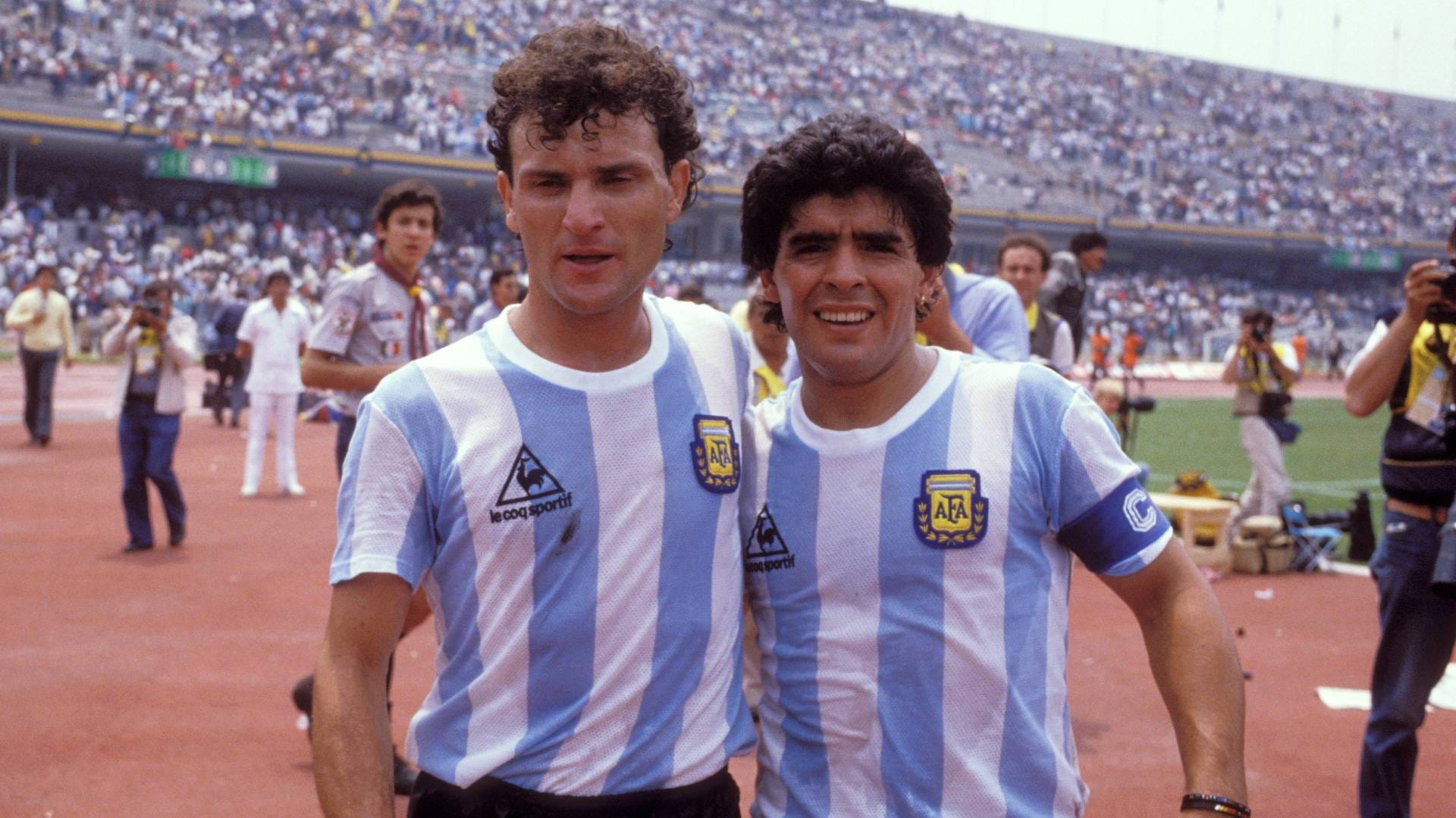 GER ONLY Jose Luis Cuciuffo Diego Maradona