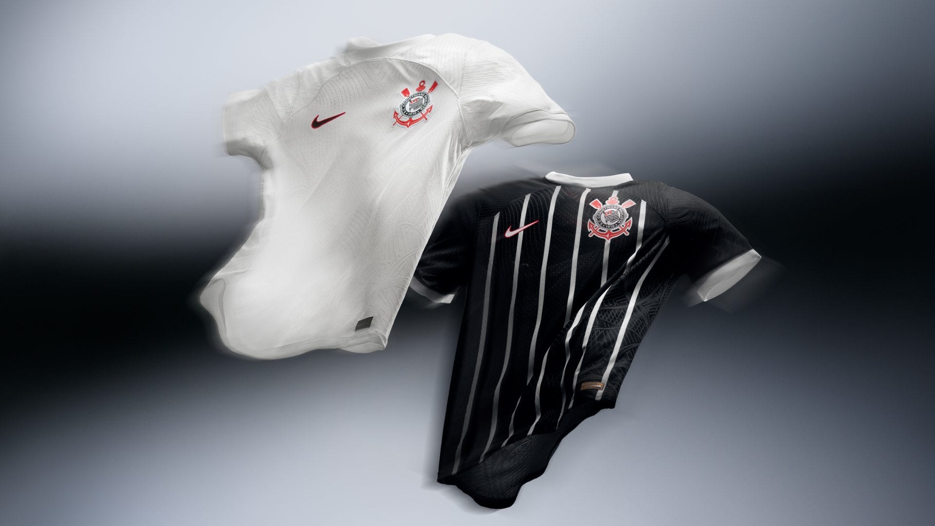 Kit de 3 Camisas Corinthians Preta e Branca - Compre Agora