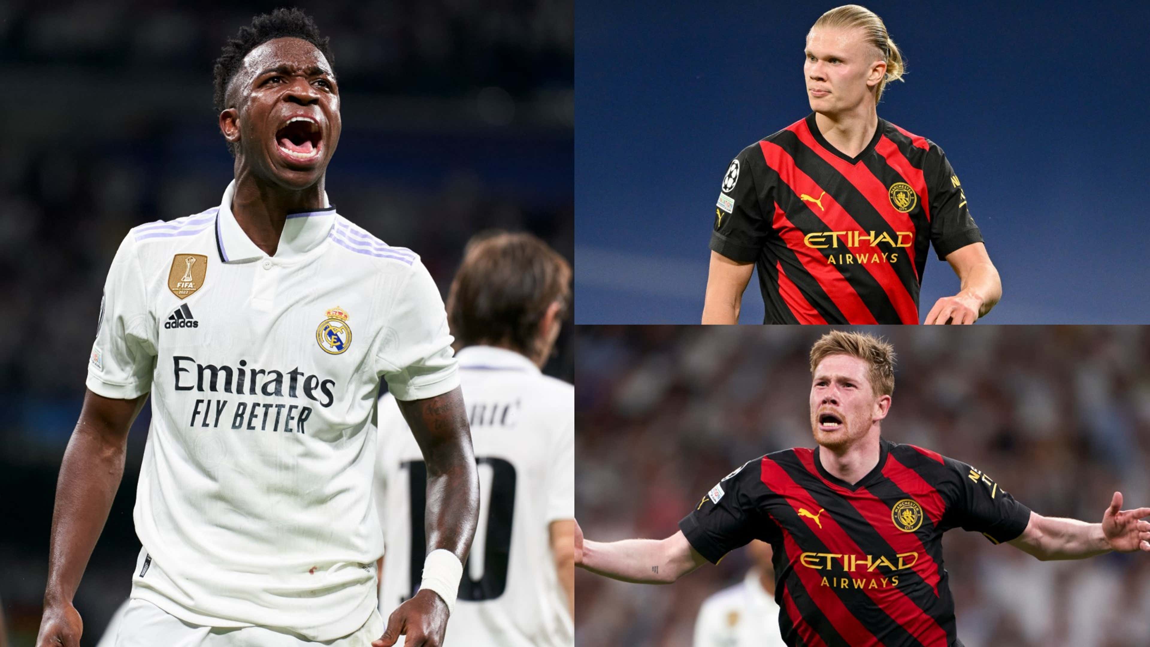 Vinicius Jr. makes football look easy! Winners & losers as Real Madrid star  puts Erling Haaland in the shade before Kevin De Bruyne rescues Man City