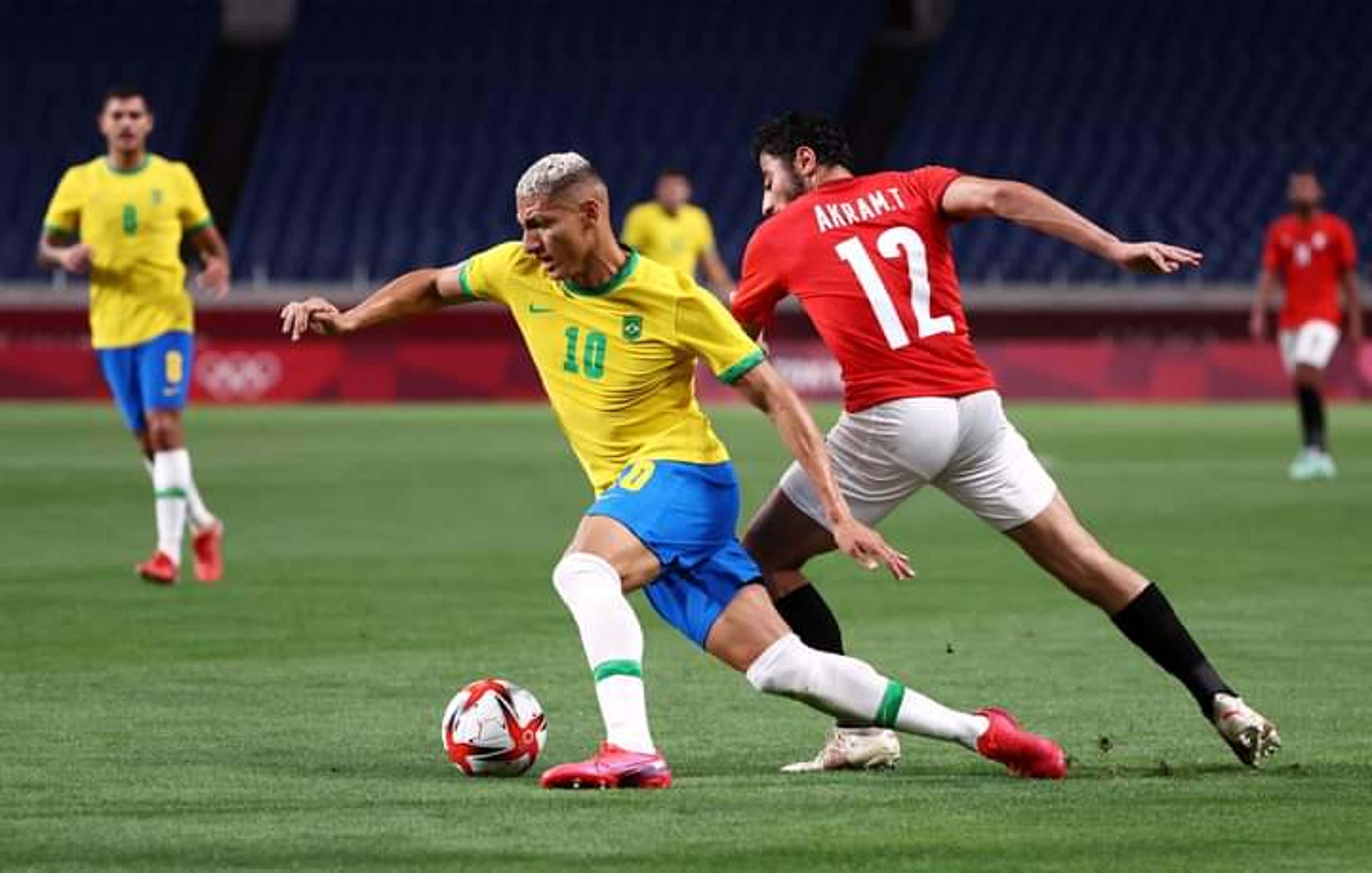 Tokyo, Japan. 31st July, 2021. T'QUIO, TO - 31.07.2021: TOKYO 2020 OLYMPIAD  TOKYO - Paulinho do Brasil during the soccer game between Brazil and Egypt  at the Tokyo 2020 Olympic Games held