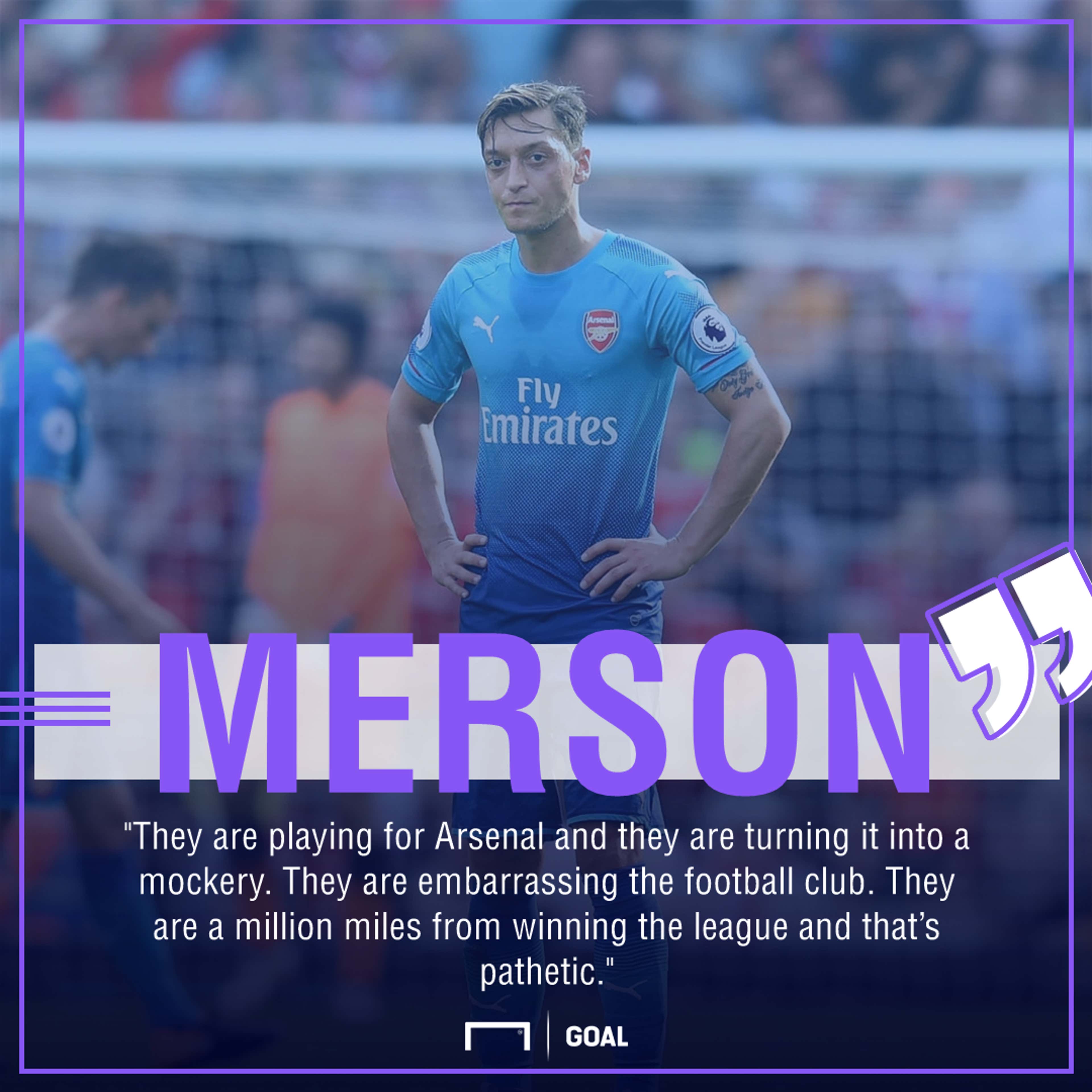 Paul Merson Arsenal pathetic