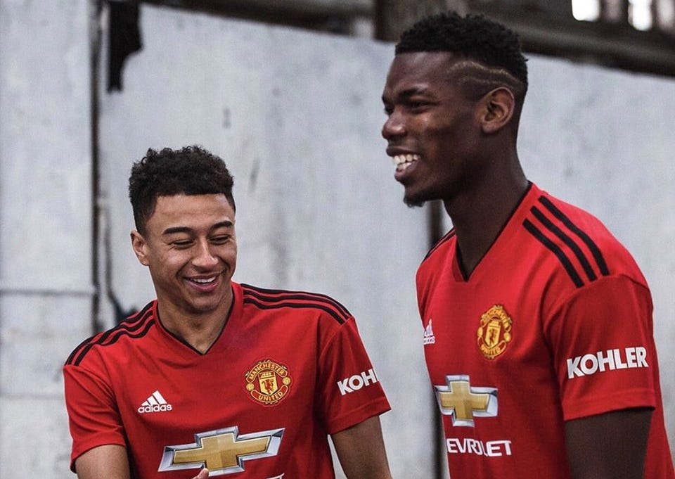 Manchester United home kit for the 2018/19 season