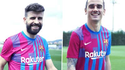 Barcelona 2021-22 home kit