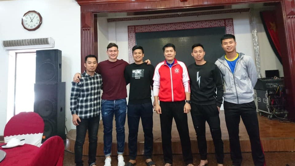 Dang Van Lam - Pham Van Luan - Phan Dinh Vu Hai - Nguyen Van Toan - Nguyen Duc Canh / Hai Phong V.League 2019 pre-season
