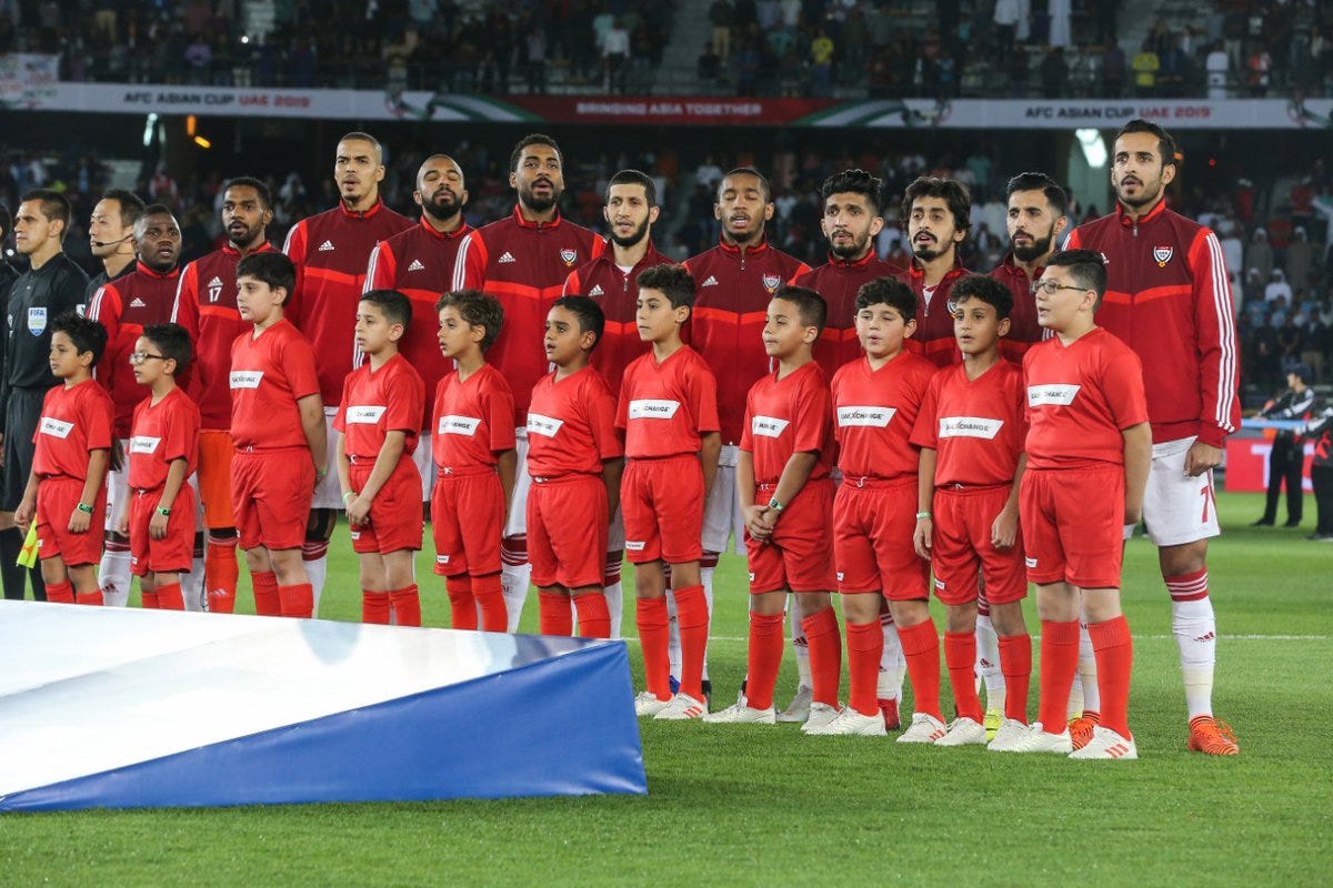UAE NT before India in the 2019 Asian Cup