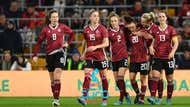 Deutschland Frauen Nationalmannschaft Fußball feiert jubelt Tor