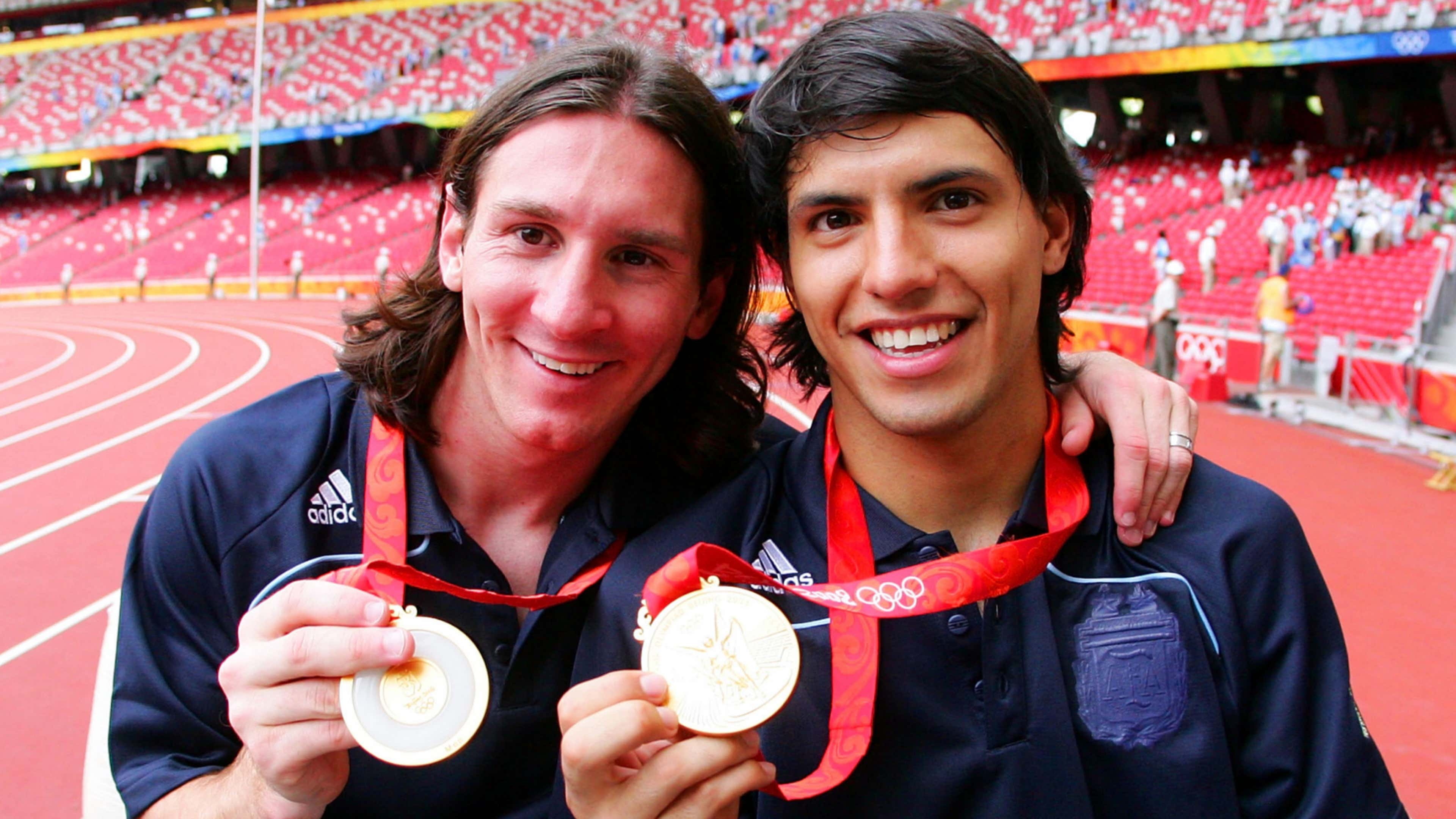 Lionel Messi Olympic gold medal 2008 Sergio Aguero