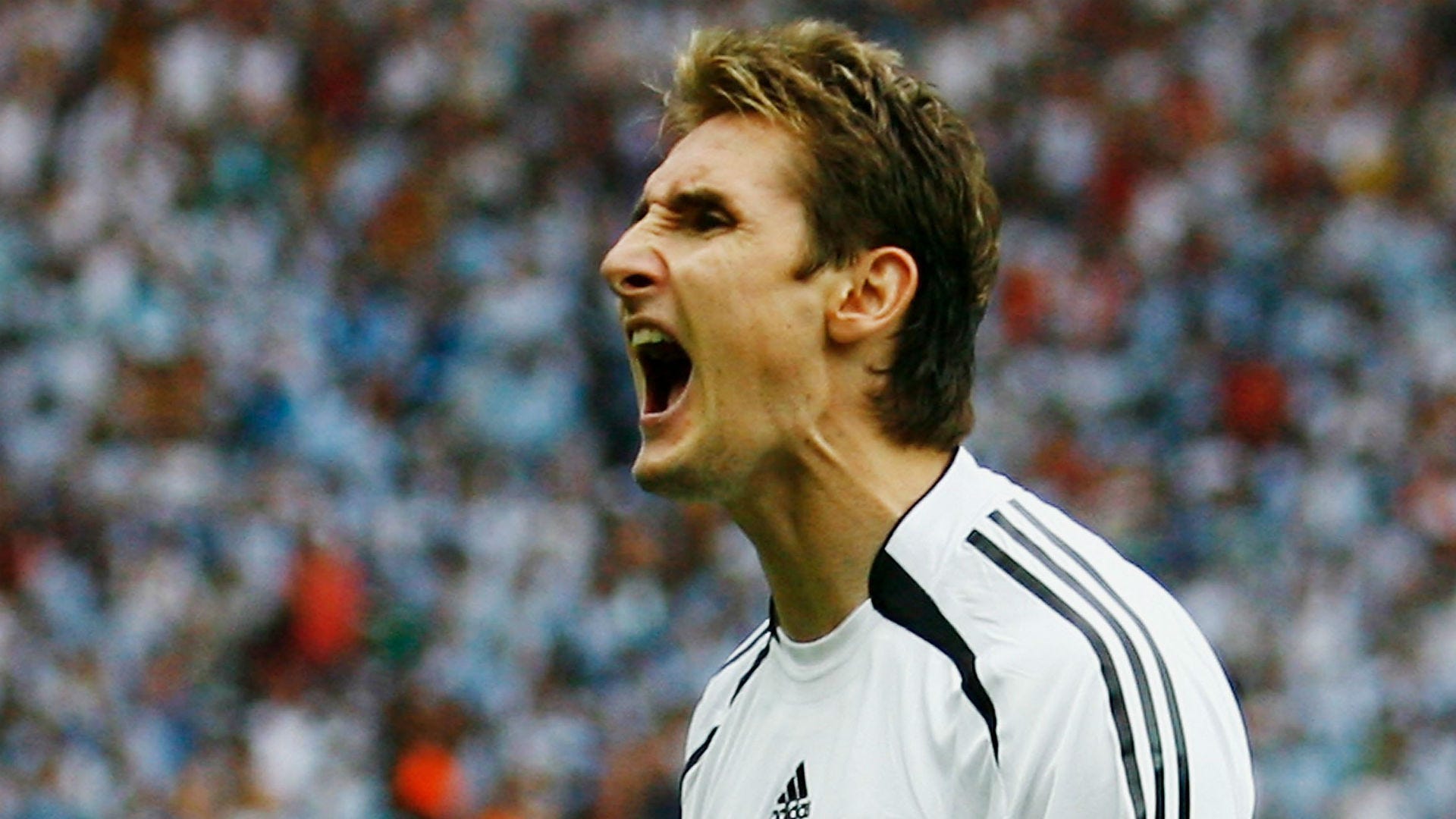 Miroslav Klose Germany v Argentina World Cup 30062006