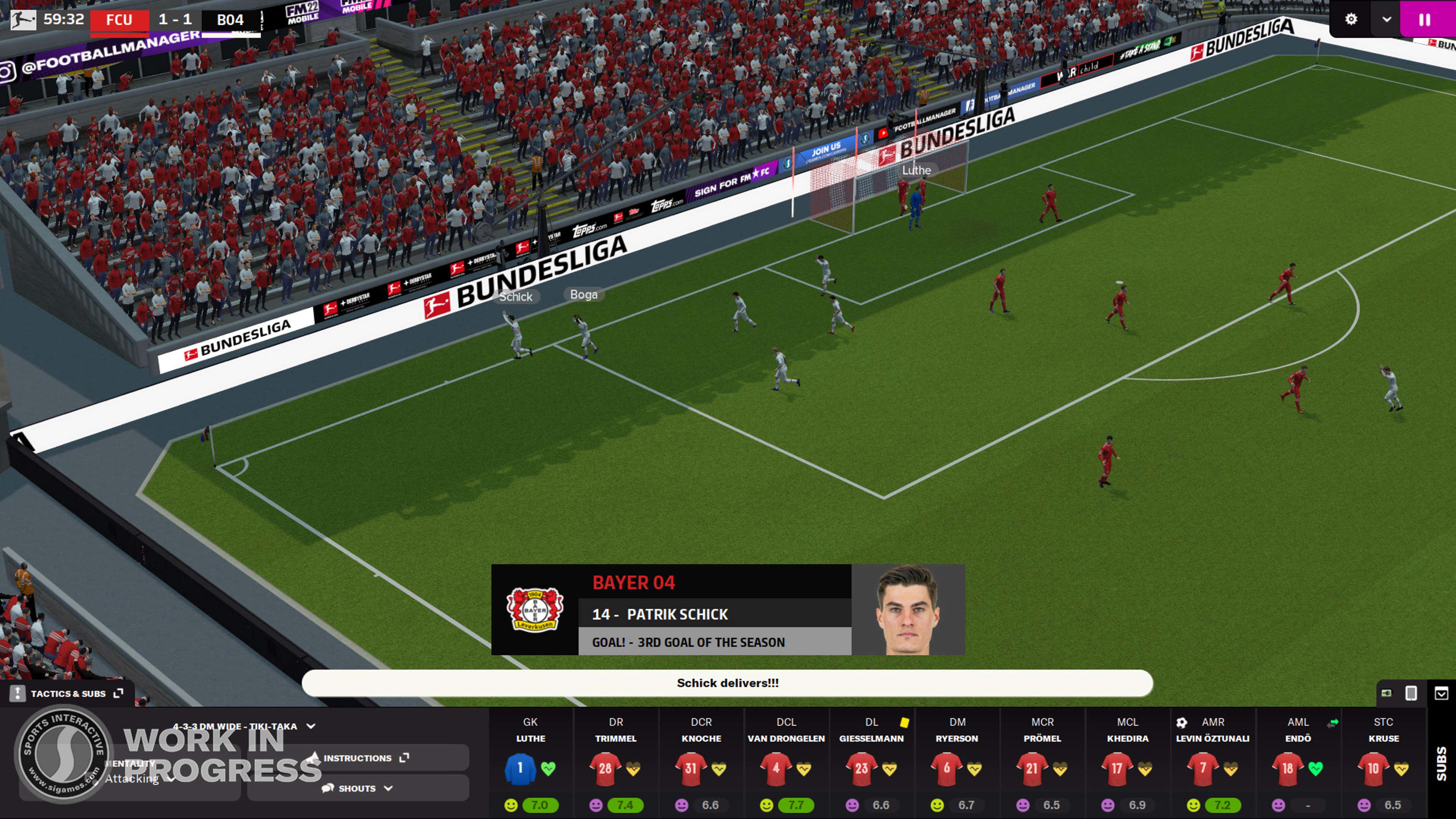 Embed Football Manager 2022 match engine
