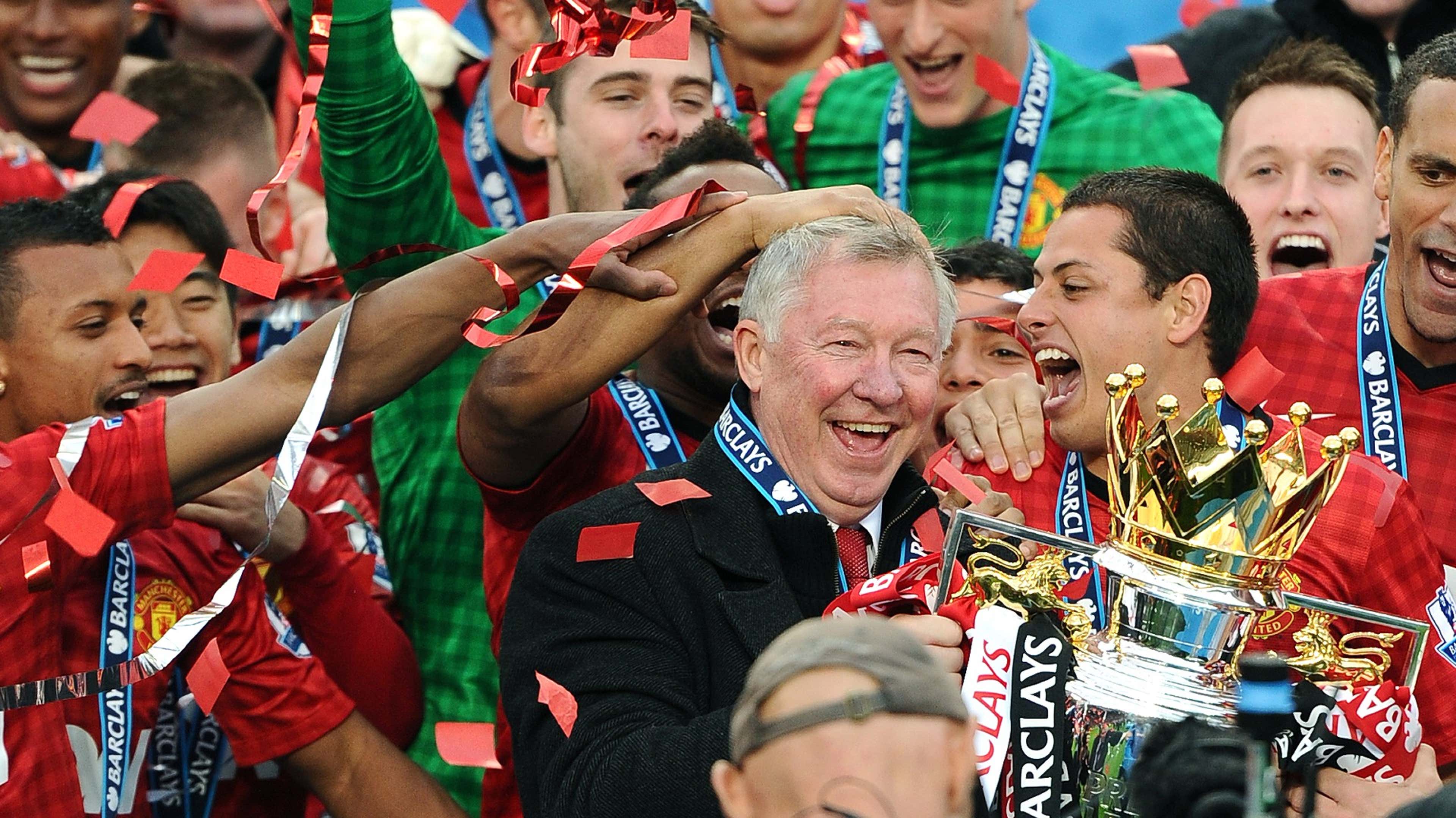 Manchester United 2012-13 Alex Ferguson Premier League trophy