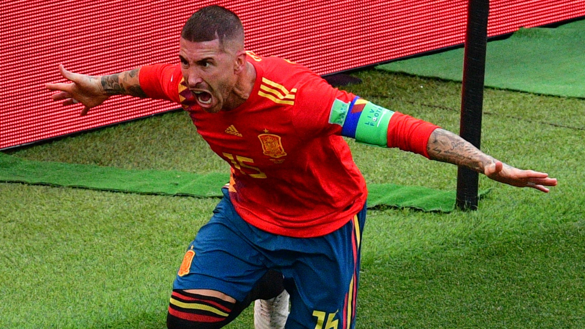 Sergio Ramos Spain Russia World Cup 2018