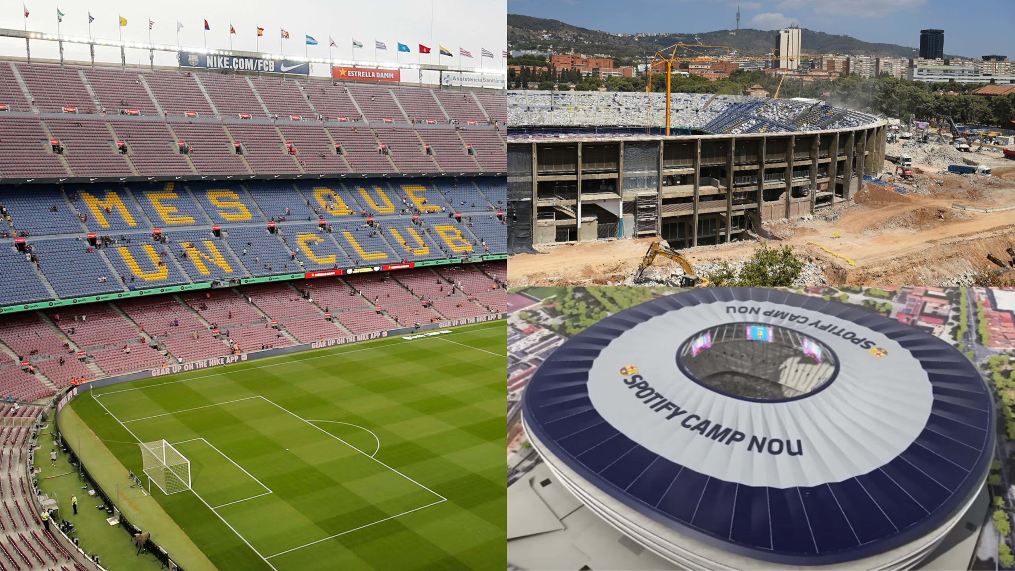 Barcelona hé lộ những hình ảnh đầu tiên về SVĐ Camp Nou sau thời gian cải tạo