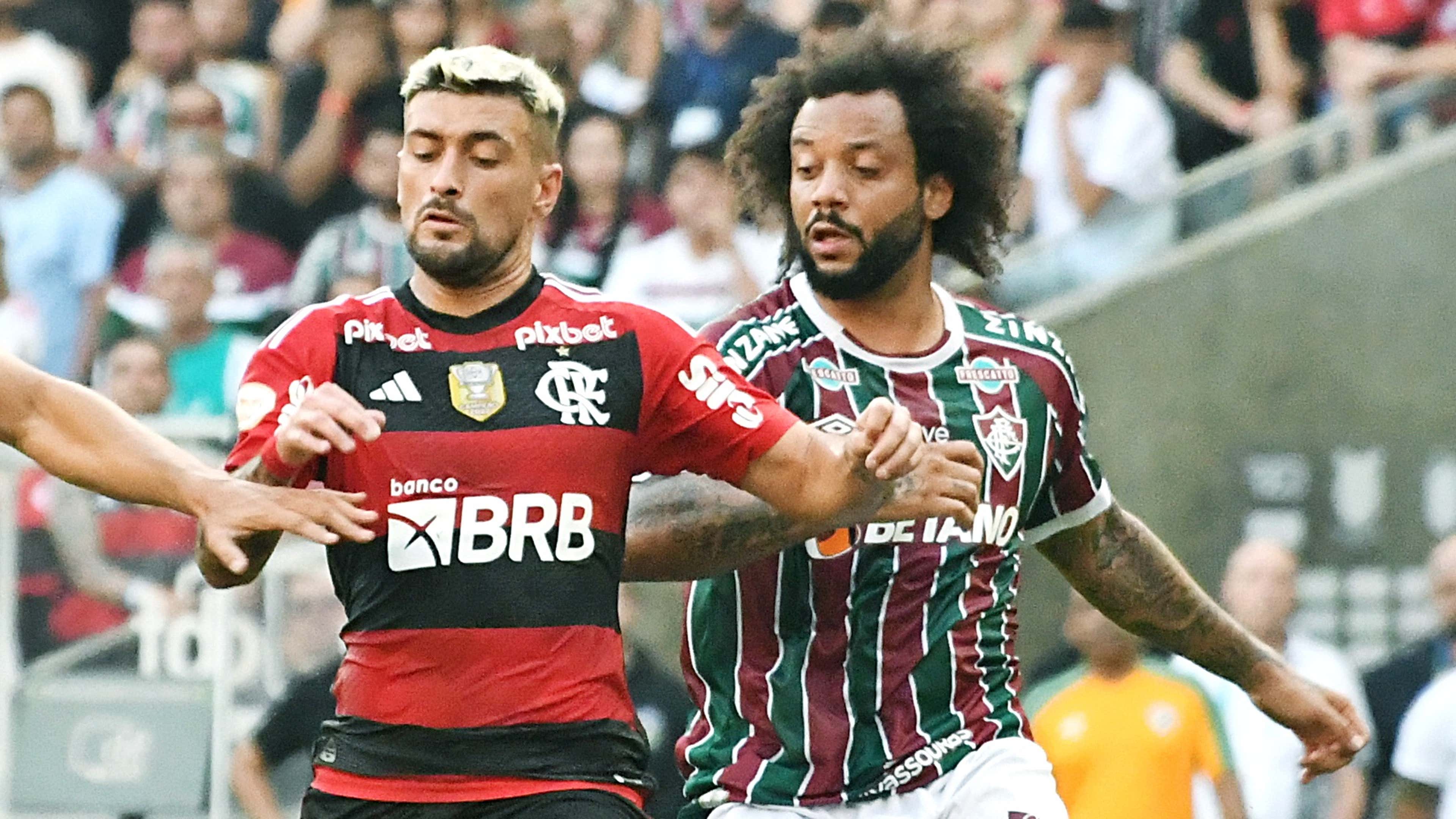 Arrascaeta e Marcelo, Flamengo e Fluminense 2023
