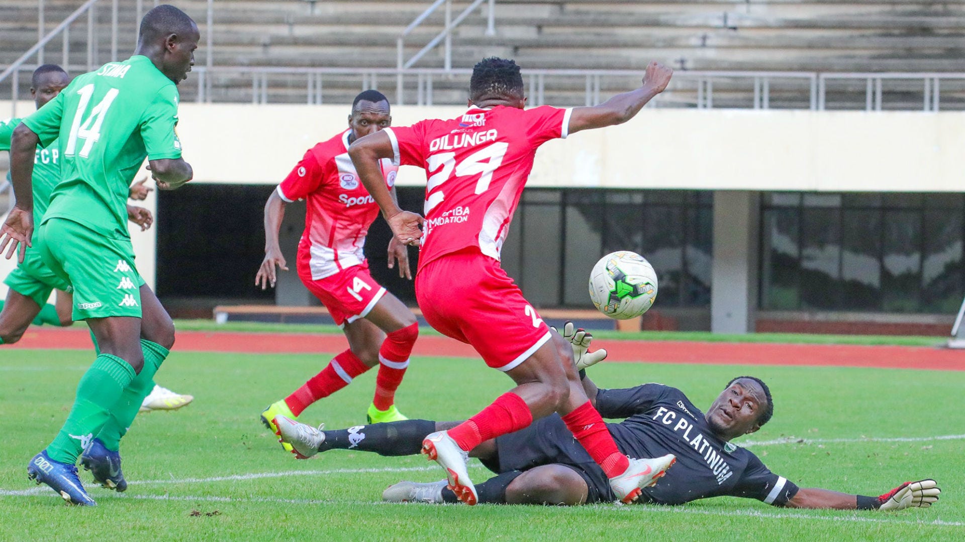 Hassan Dilunga of Simba SC vs FC Platinum.
