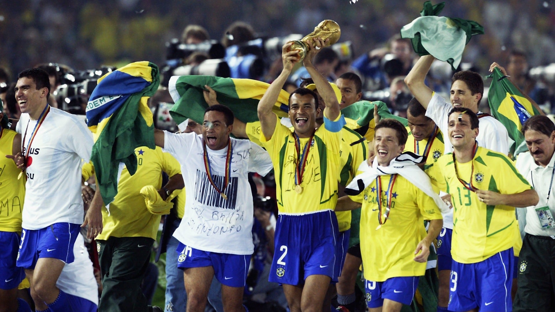 Brazil's 2002 World Cup winning team Who were the players and where